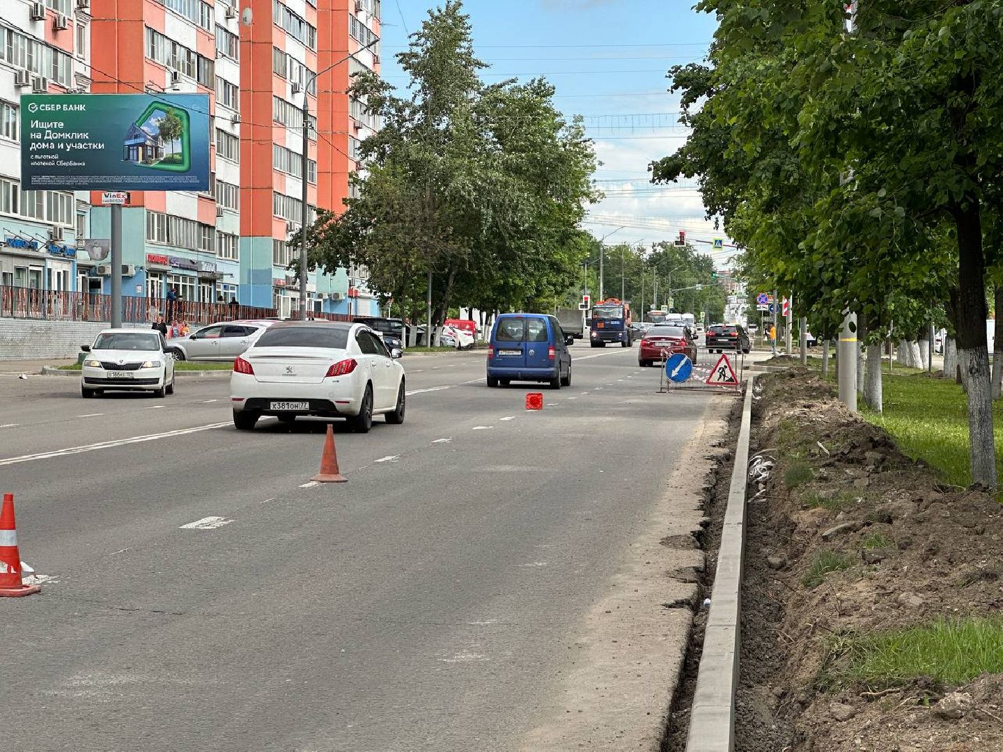 Реутов, дороги, ремонт, асфальт, бордюрный камень