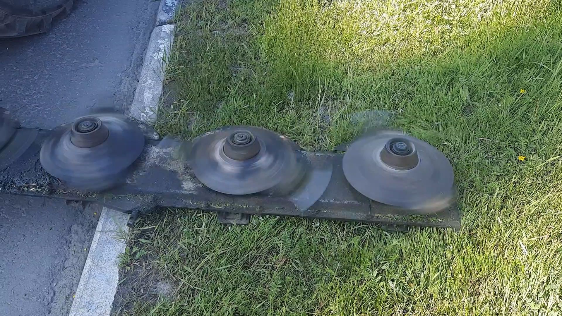 Шатура, Тяжёлая техника, покос травы