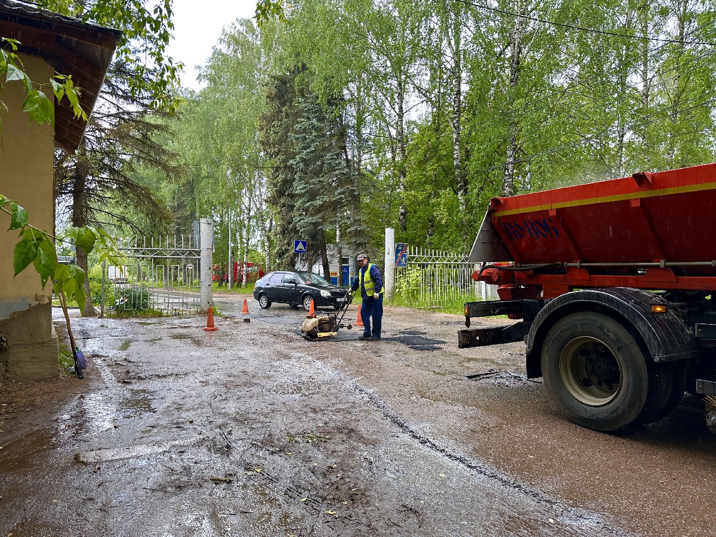 Клин, ремонт дорог, общество, транспорт, перемены