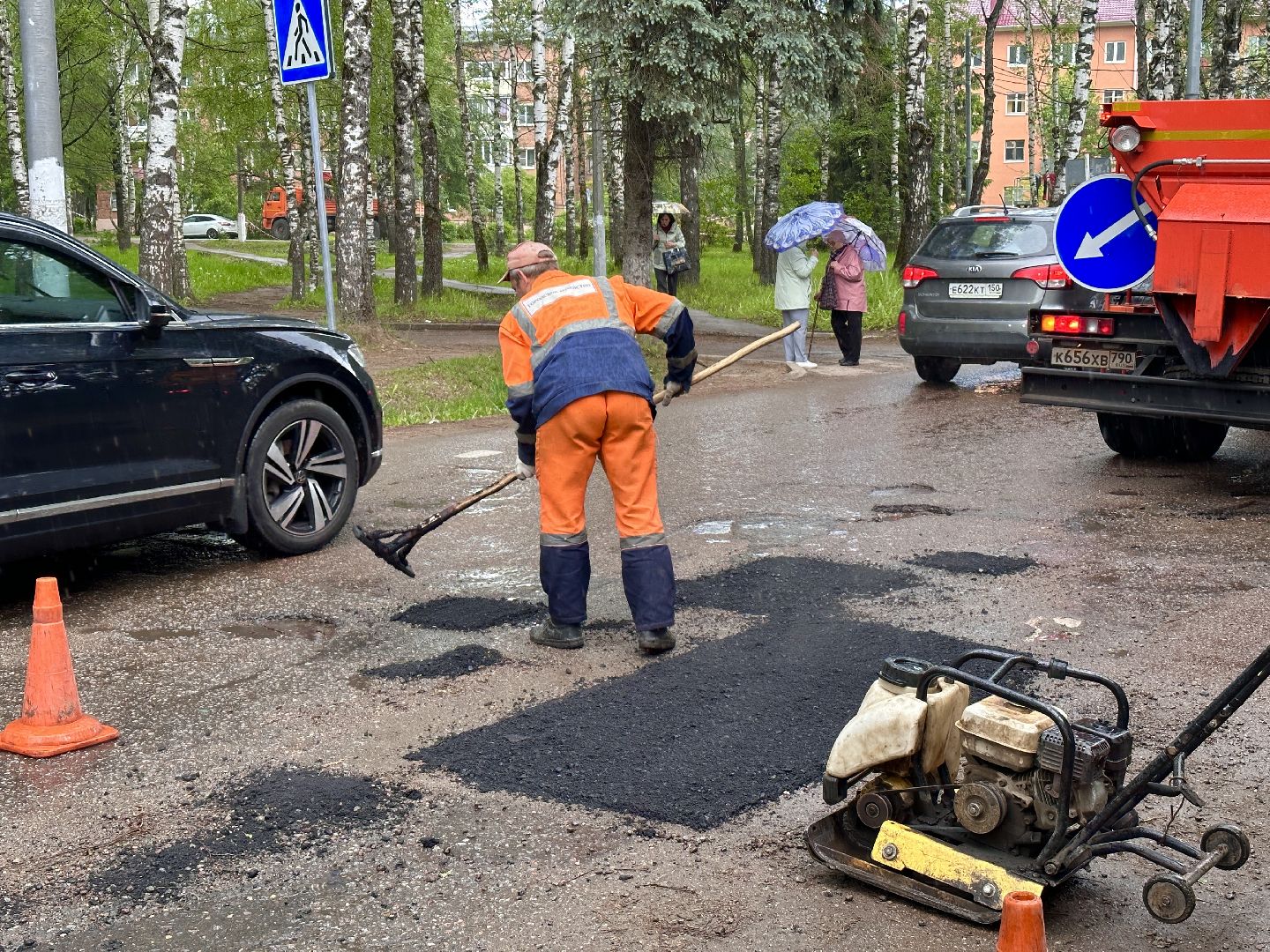 Клин, ремонт дорог, общество, транспорт, перемены