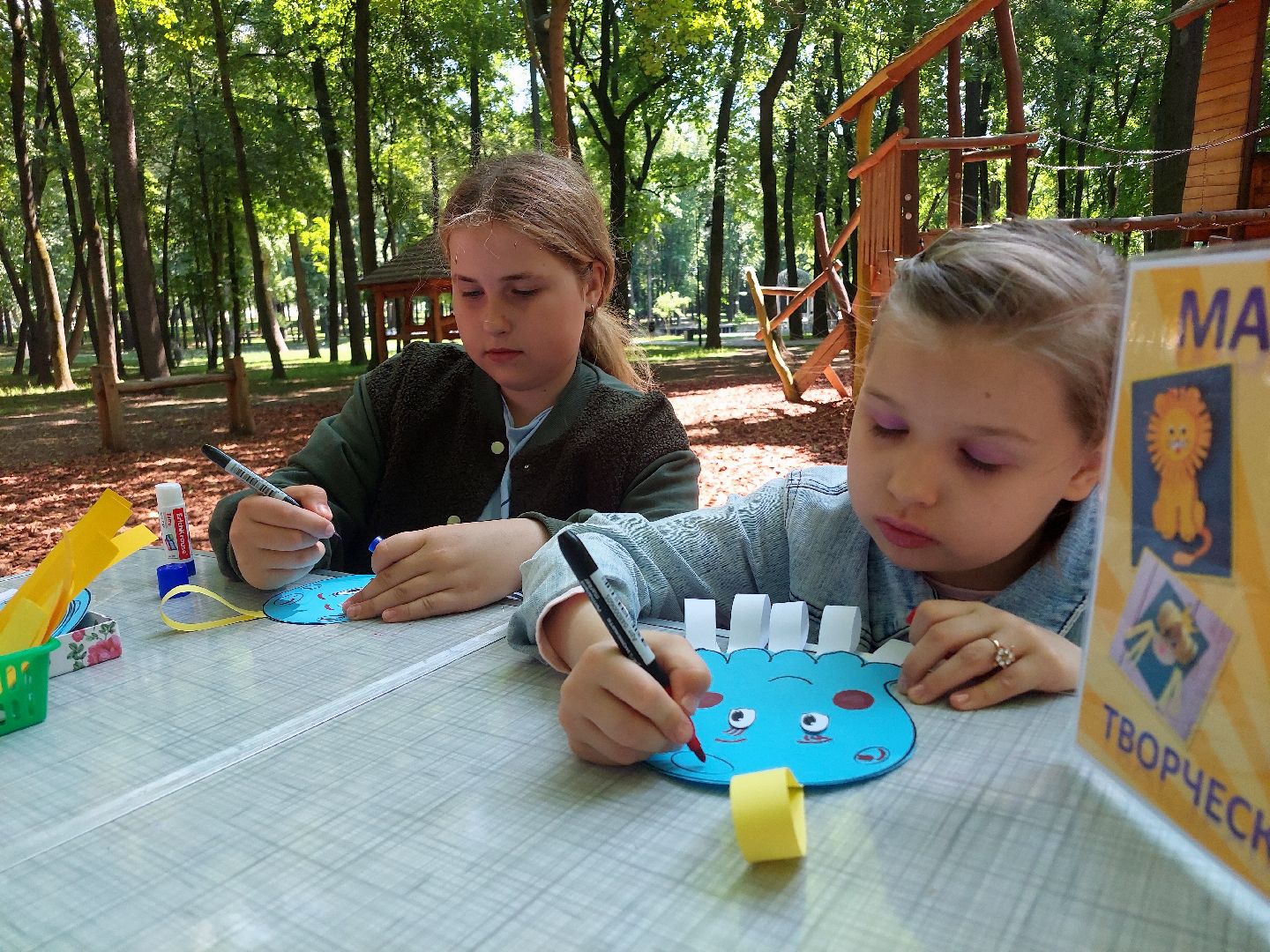 дети, парк Кривякино, мастер-класс