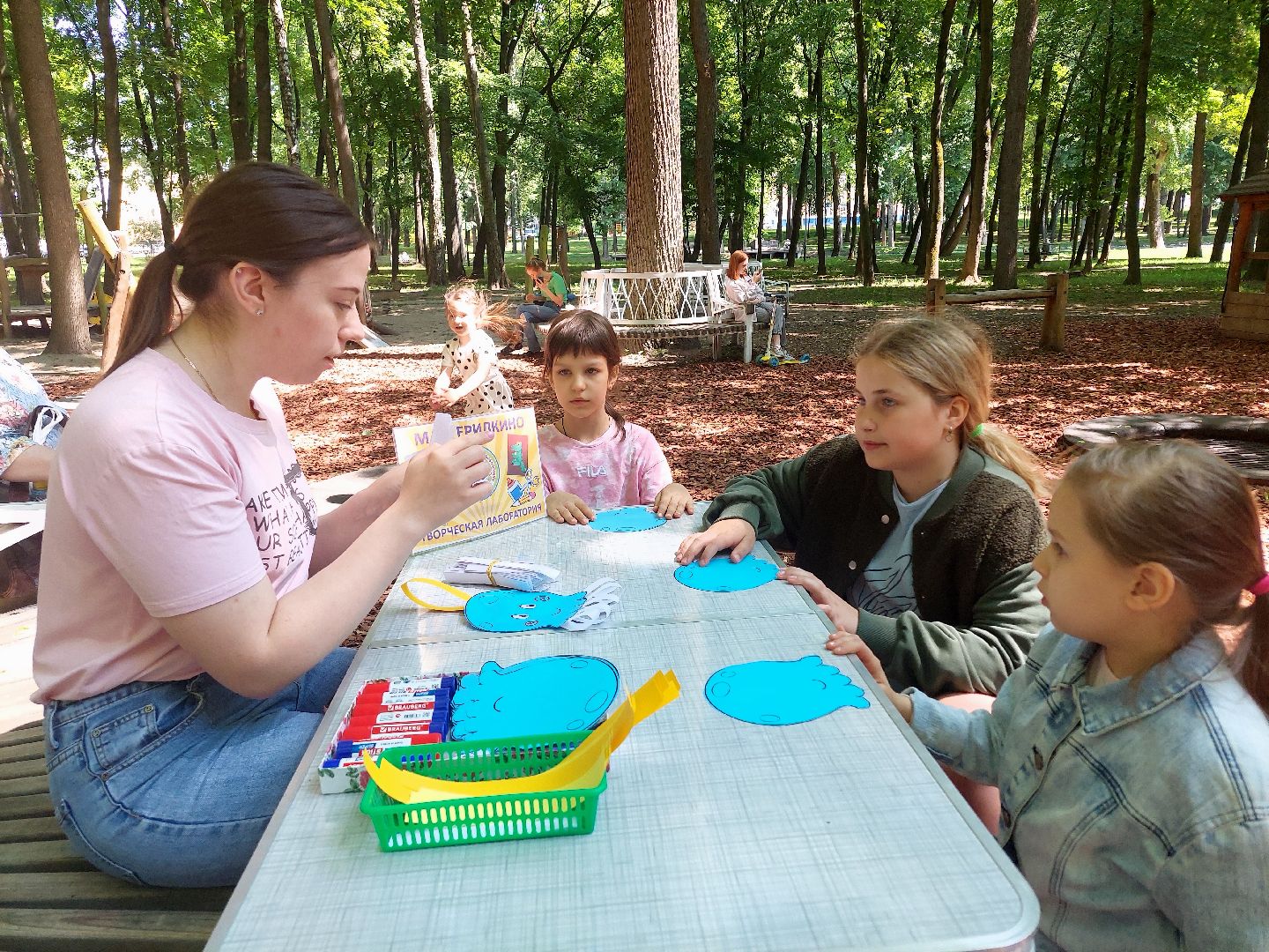 дети, парк Кривякино, мастер-класс