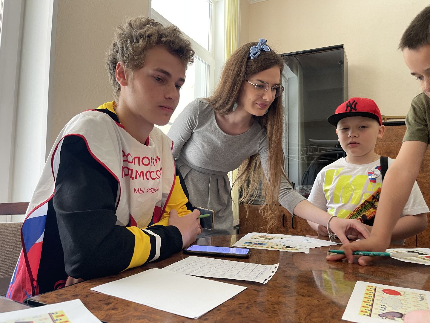 Одинцово, волонтёры, школа, квест,