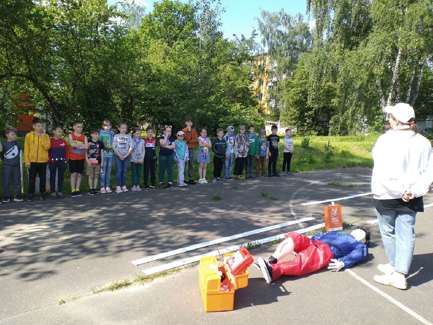 дети, лагерь, правила дорожного движения, безопасность на дорогах, Лосино-Петровский