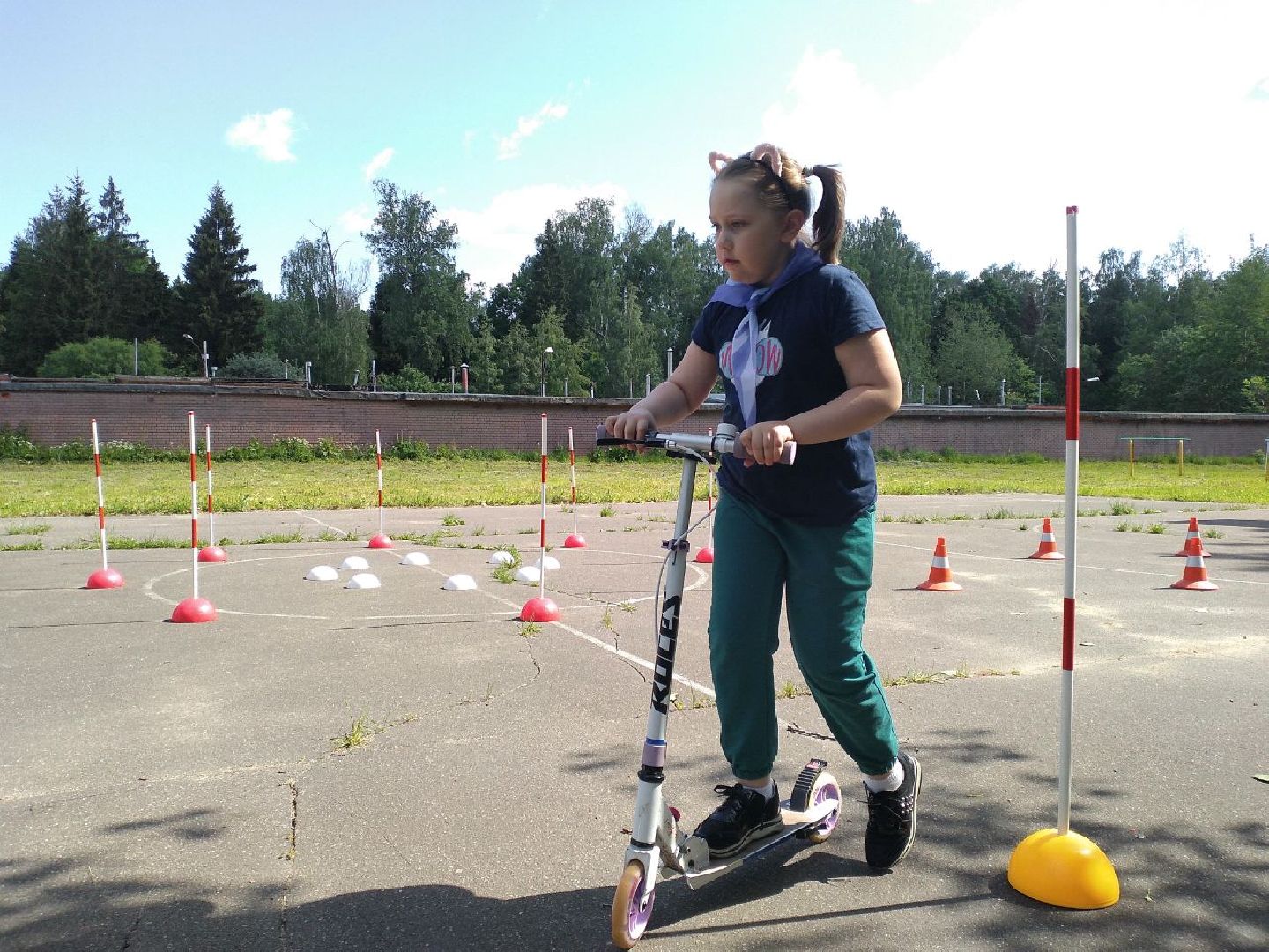 дети, лагерь, правила дорожного движения, безопасность на дорогах, Лосино-Петровский