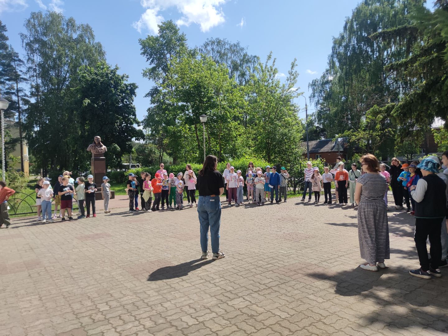 Лагерь, школа, дети, ПДД, Госавтоинспекция, Дубна