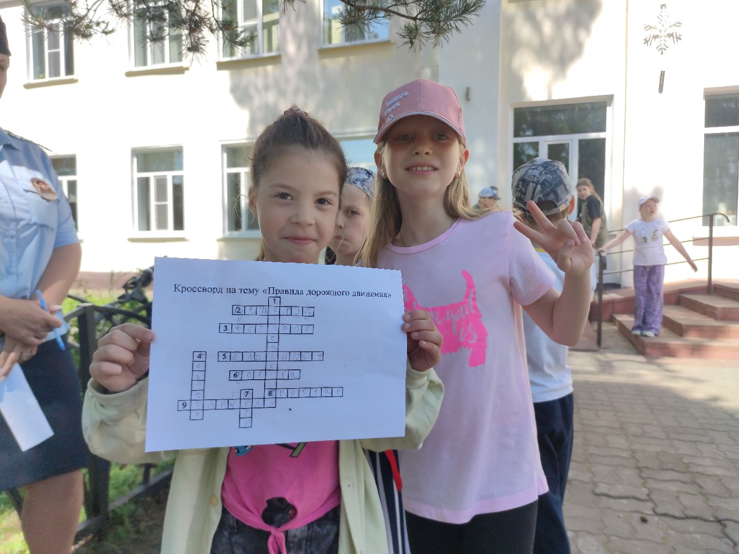 Лагерь, школа, дети, ПДД, Госавтоинспекция, Дубна