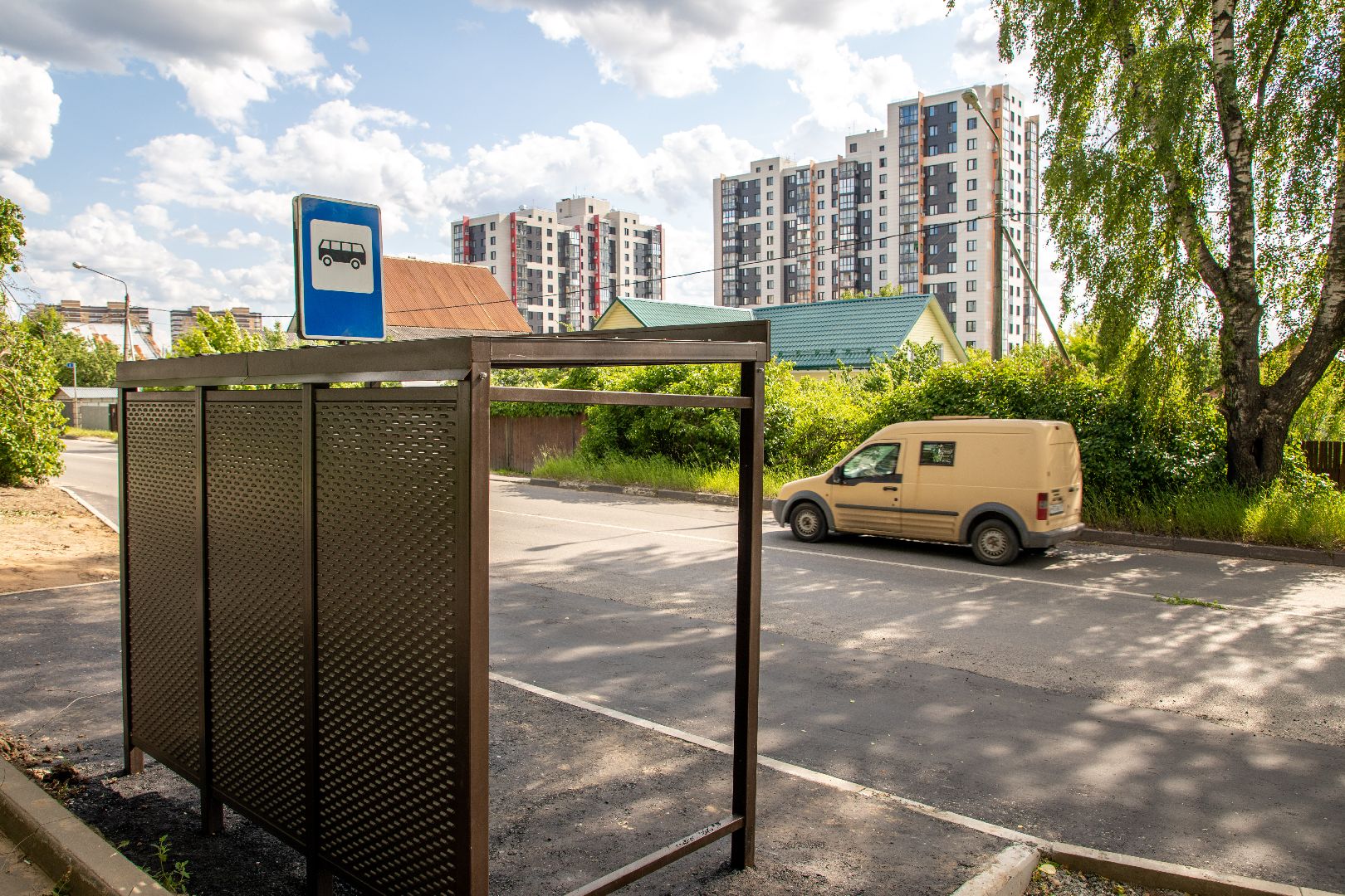 лыткарино, транспорт, остановка, строительство,