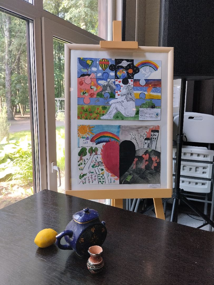 Мир глазами детей, Творчество под обстрелами, Центральный парк, Ногинск, Богородский городской округ