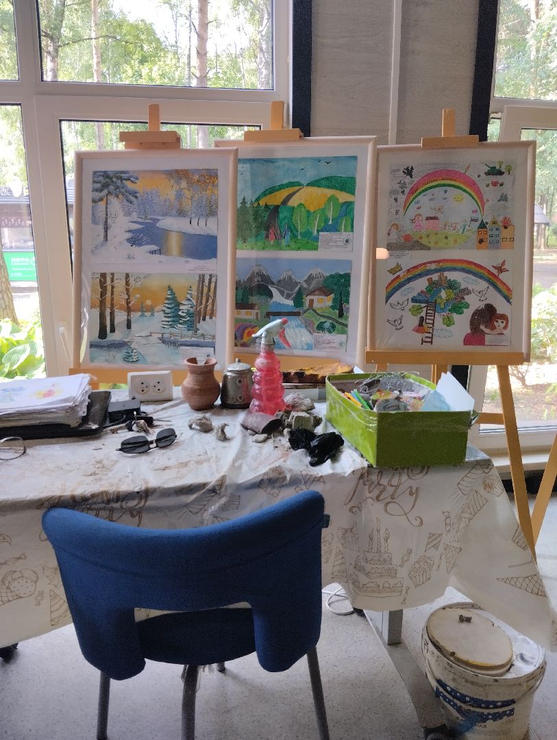 Мир глазами детей, Творчество под обстрелами, Центральный парк, Ногинск, Богородский городской округ