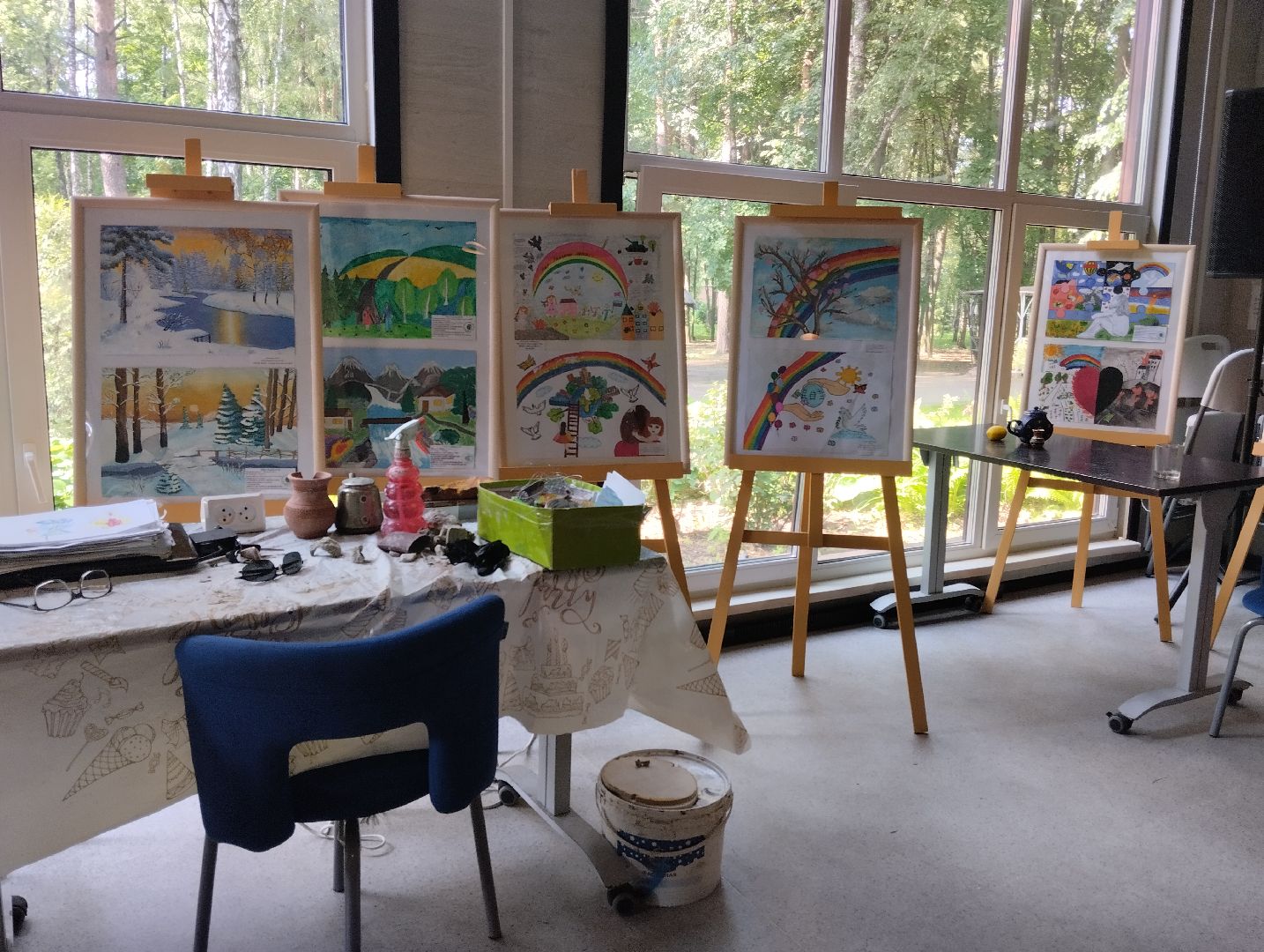 Мир глазами детей, Творчество под обстрелами, Центральный парк, Ногинск, Богородский городской округ