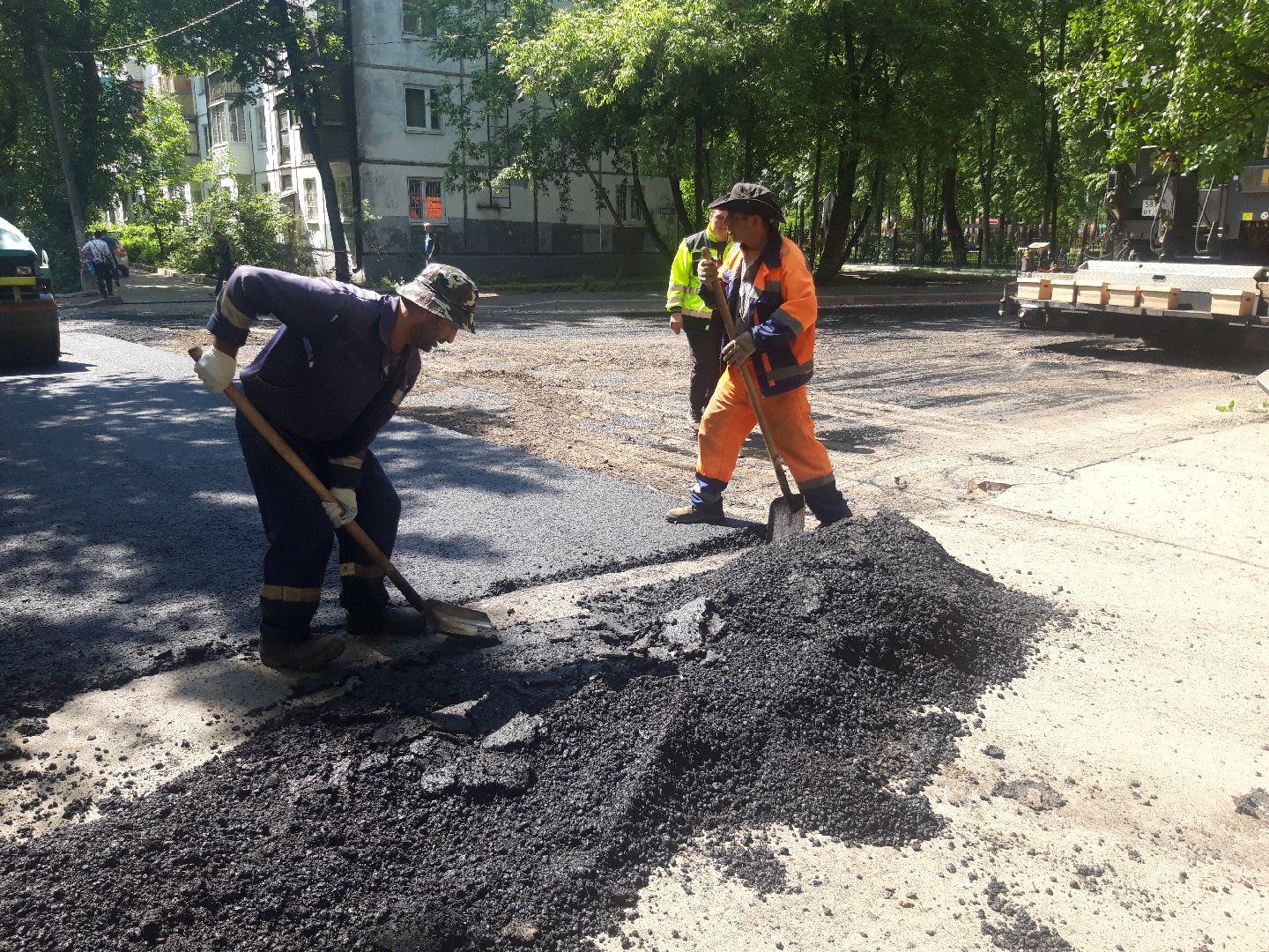 ремонт дорог, доброе дело,