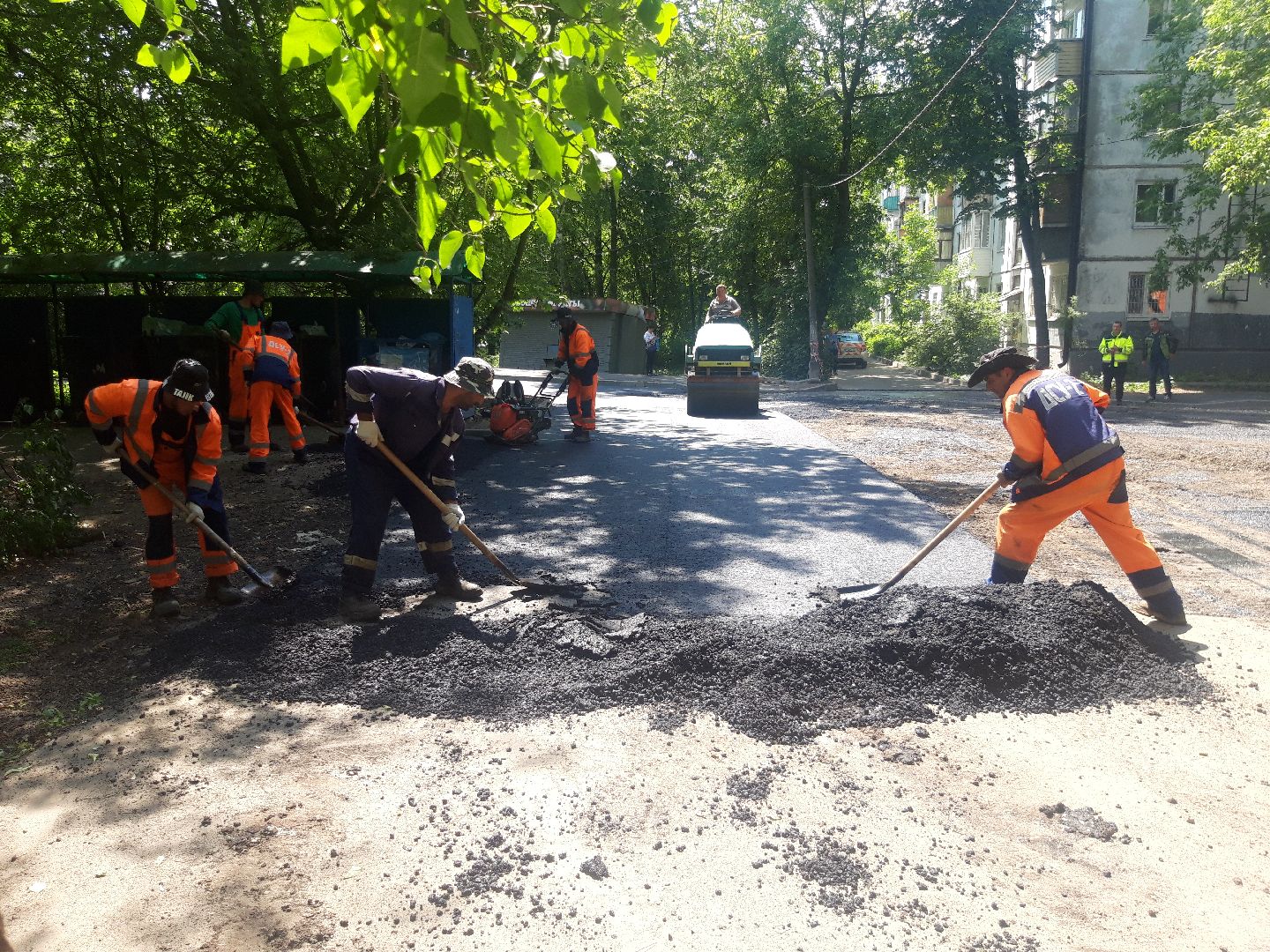 ремонт дорог, доброе дело,