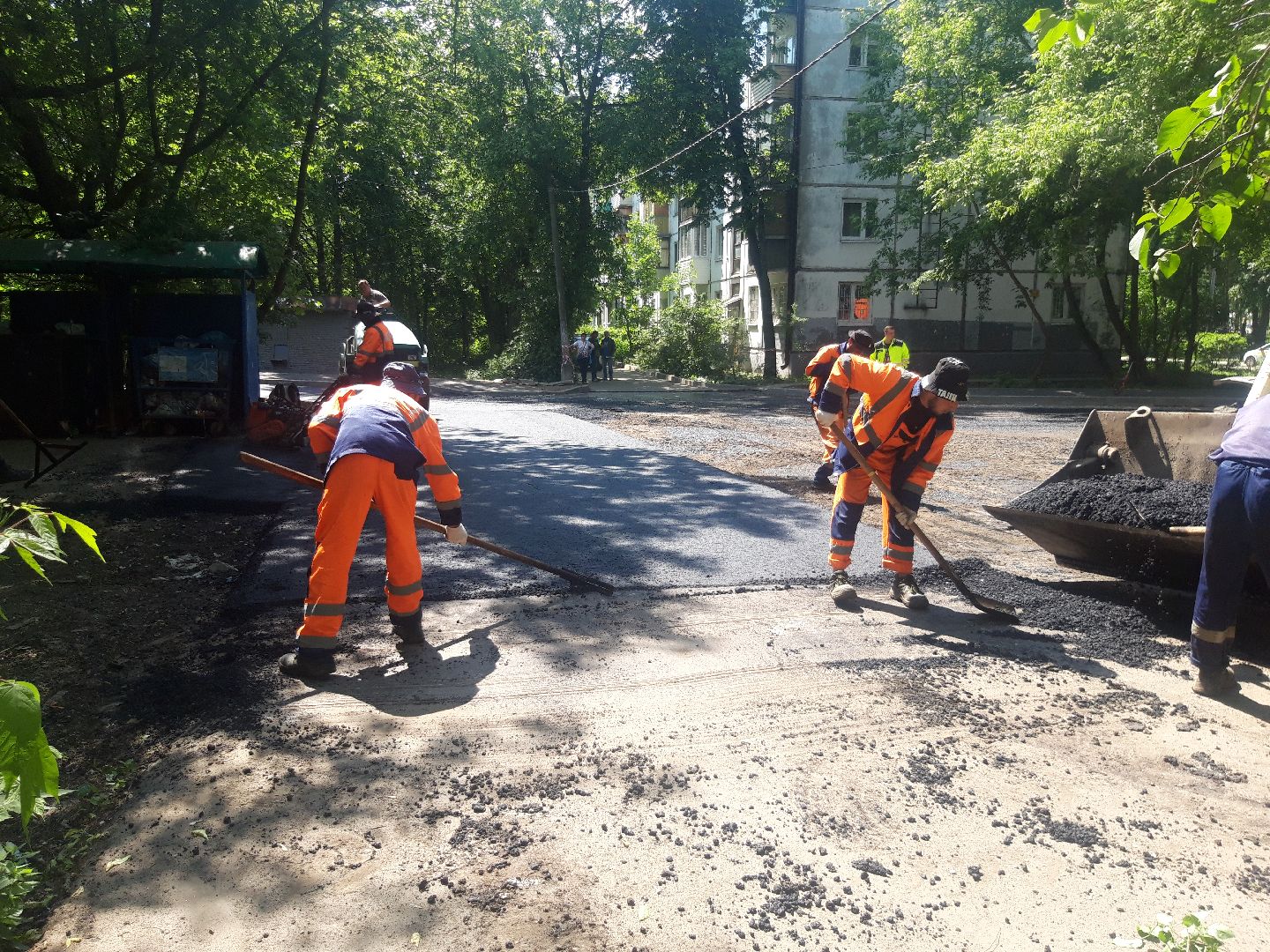 ремонт дорог, доброе дело,