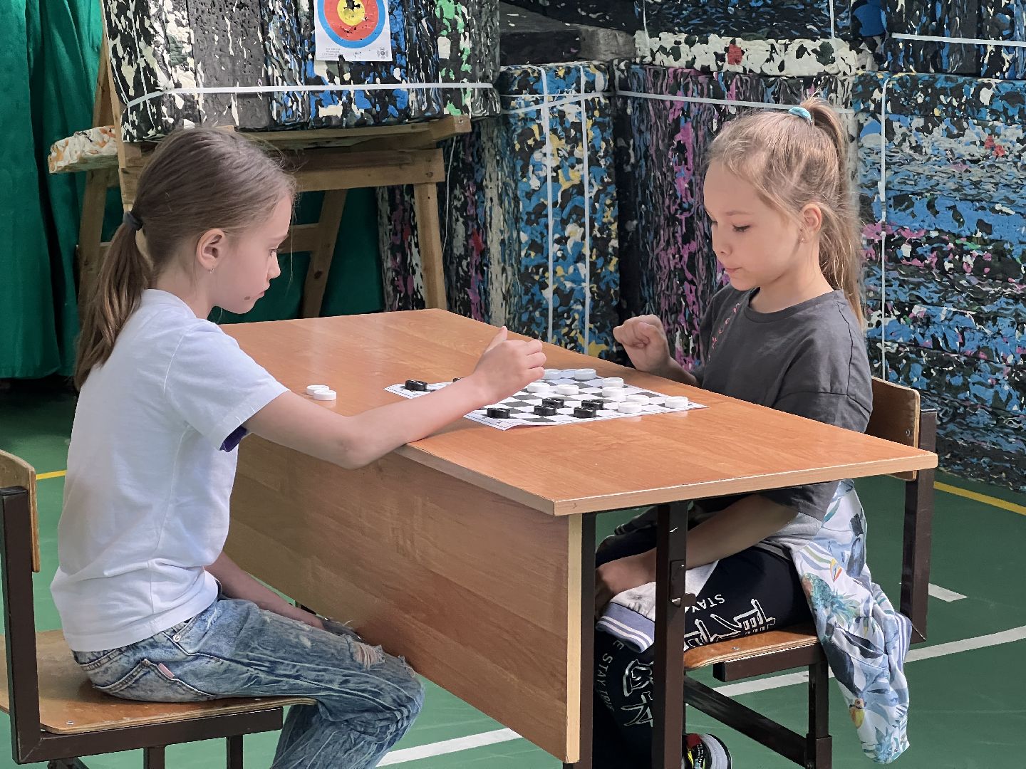 Химки, школьный лагерь, шашки, шахматы, турнир