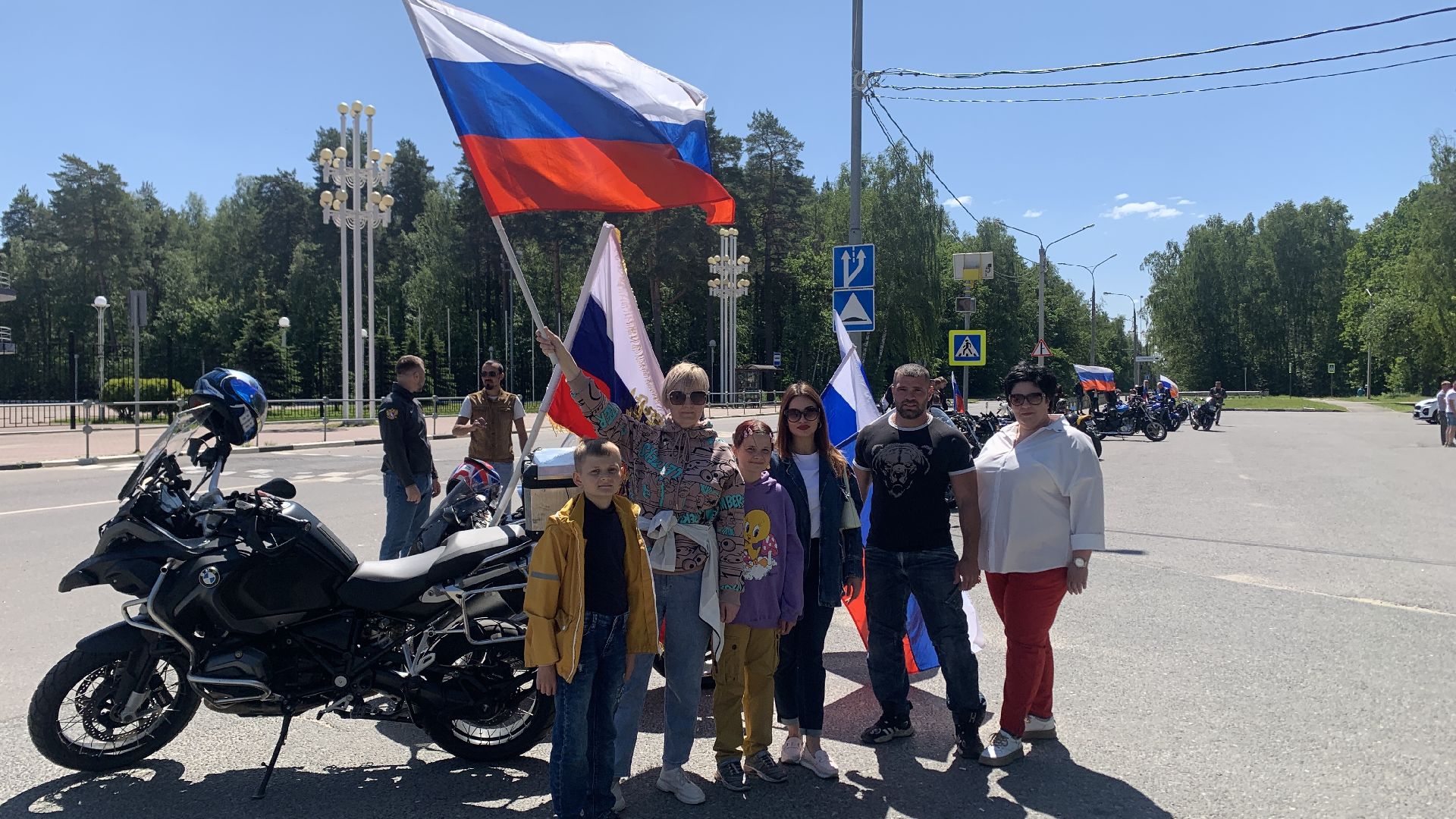 Ступино, День России, автомотопробег