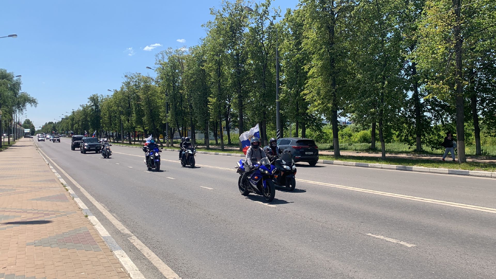 Ступино, День России, автомотопробег