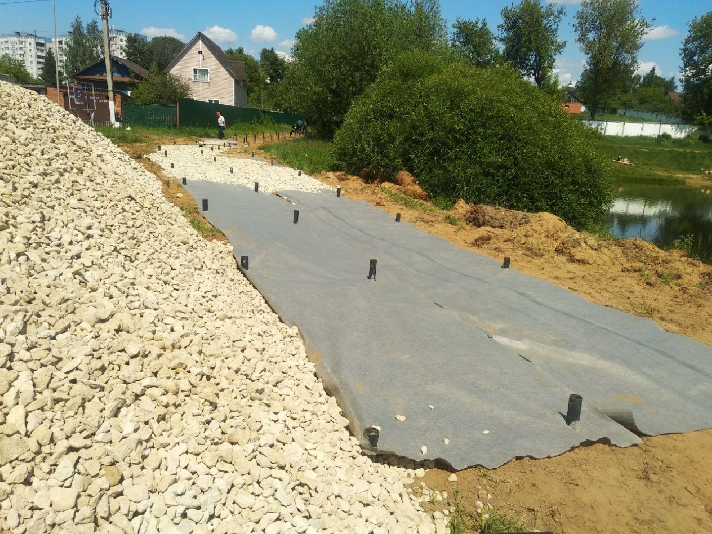 Дмитров, Подлипичский пруд, Благоустройство