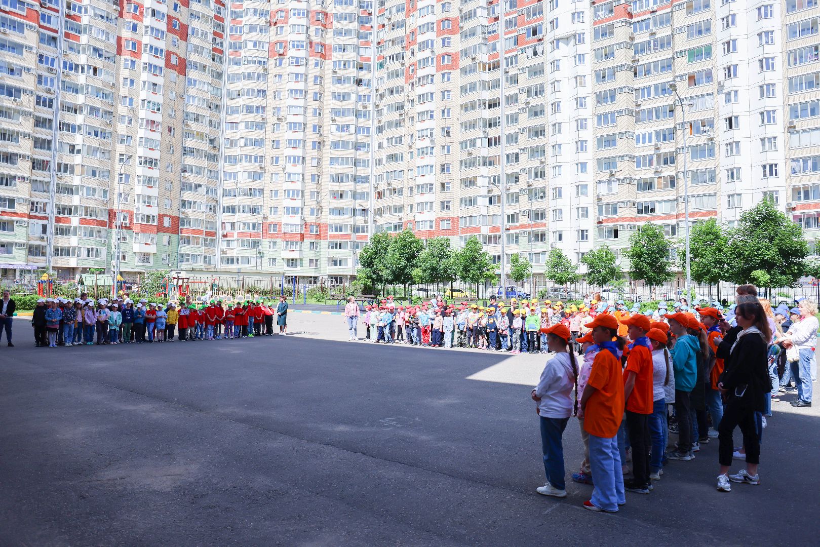 Реутов, пришкольный лагерь, Бригантина, школьники, лето, отдых