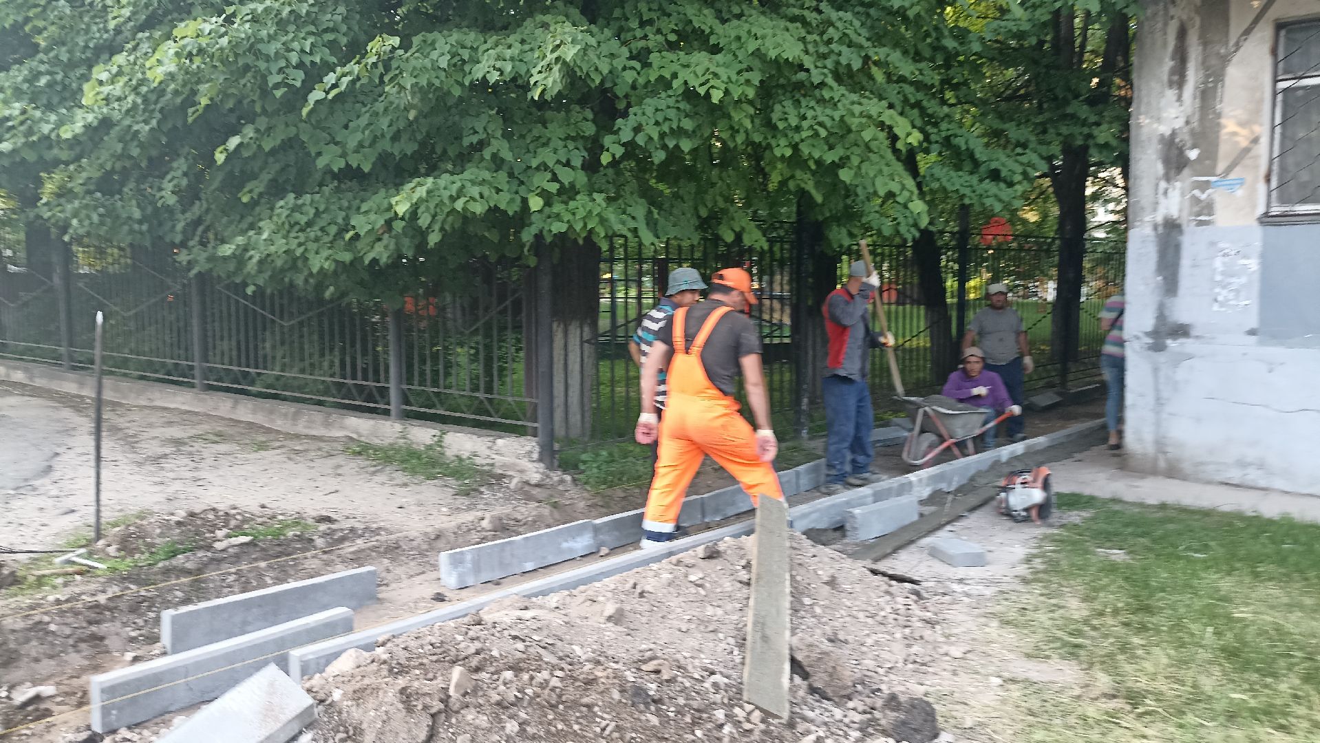 Серпухов, Подмосковье, благоустройство, тротуар, детский сад