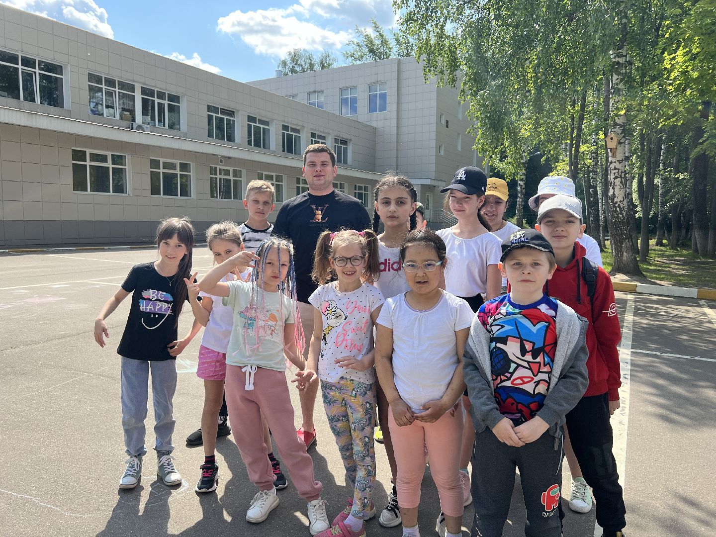 Химки, дети, школьный лагерь