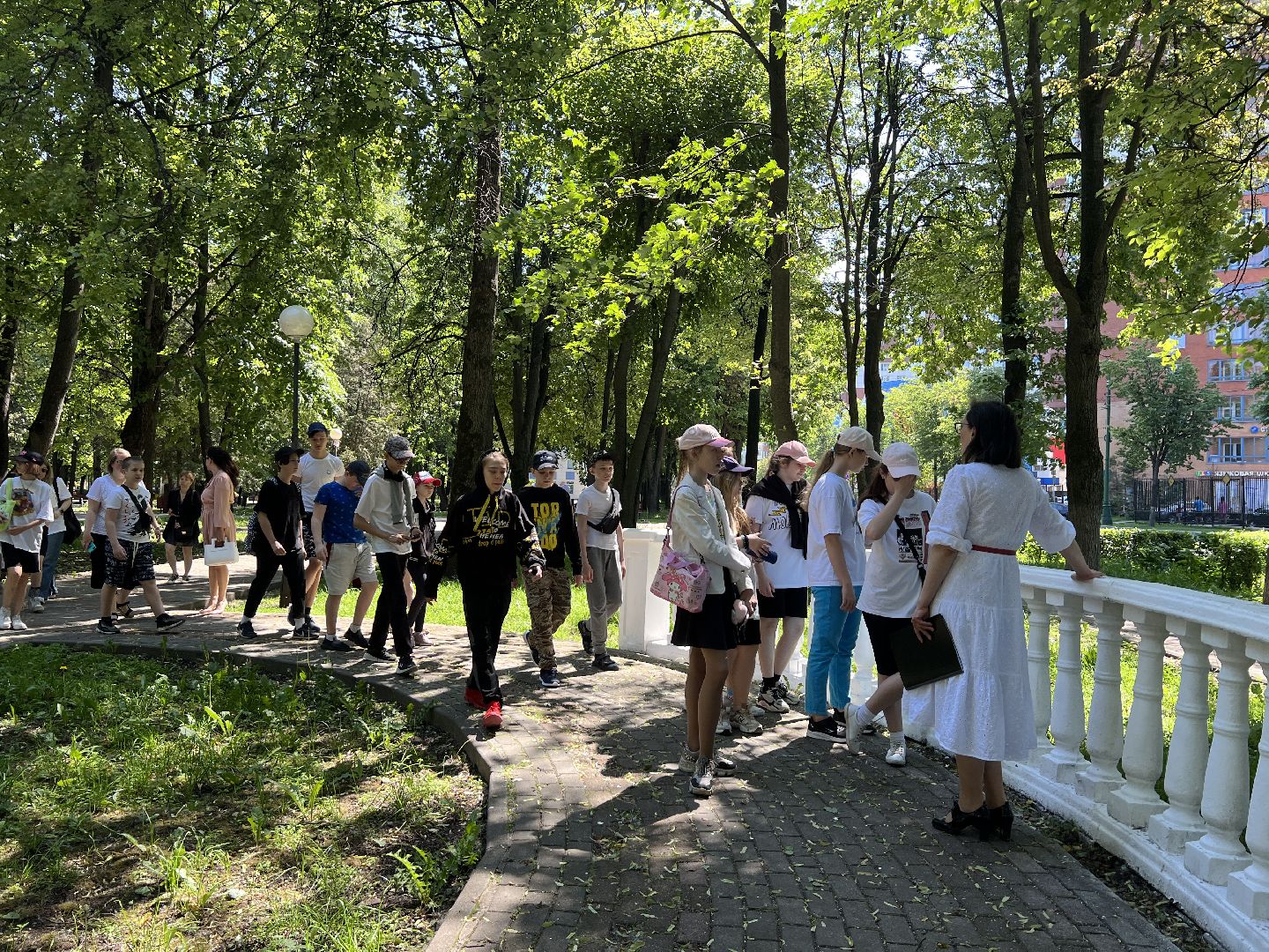 Химки, улица Московская, экскурсия, дети