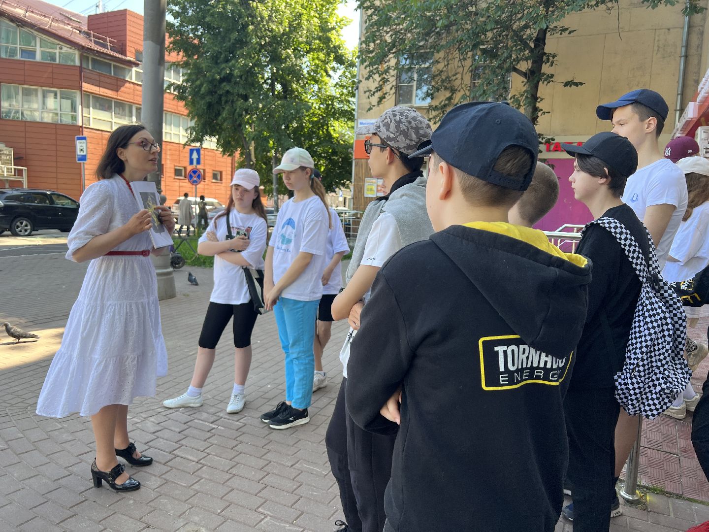 Химки, улица Московская, экскурсия, дети