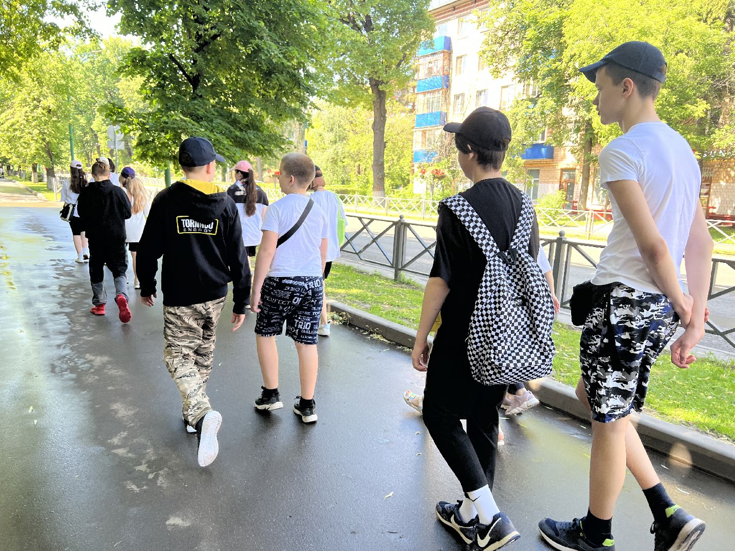 Химки, улица Московская, экскурсия, дети