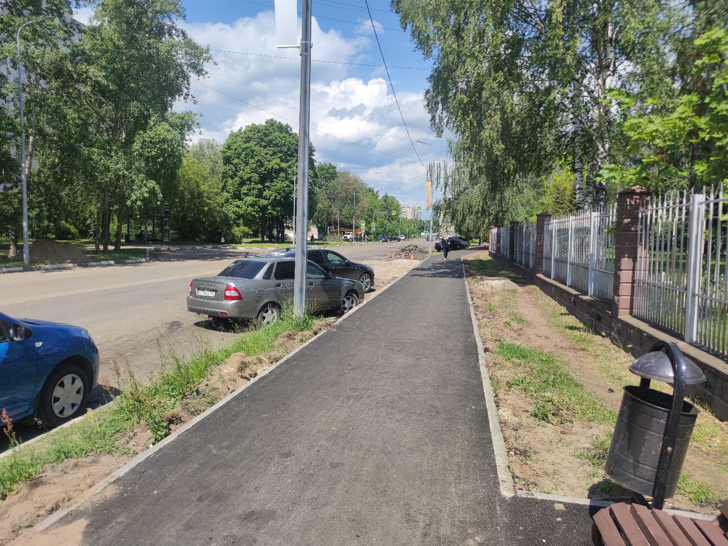 Асфальт, тротуар, ремонт дорог, Дубна