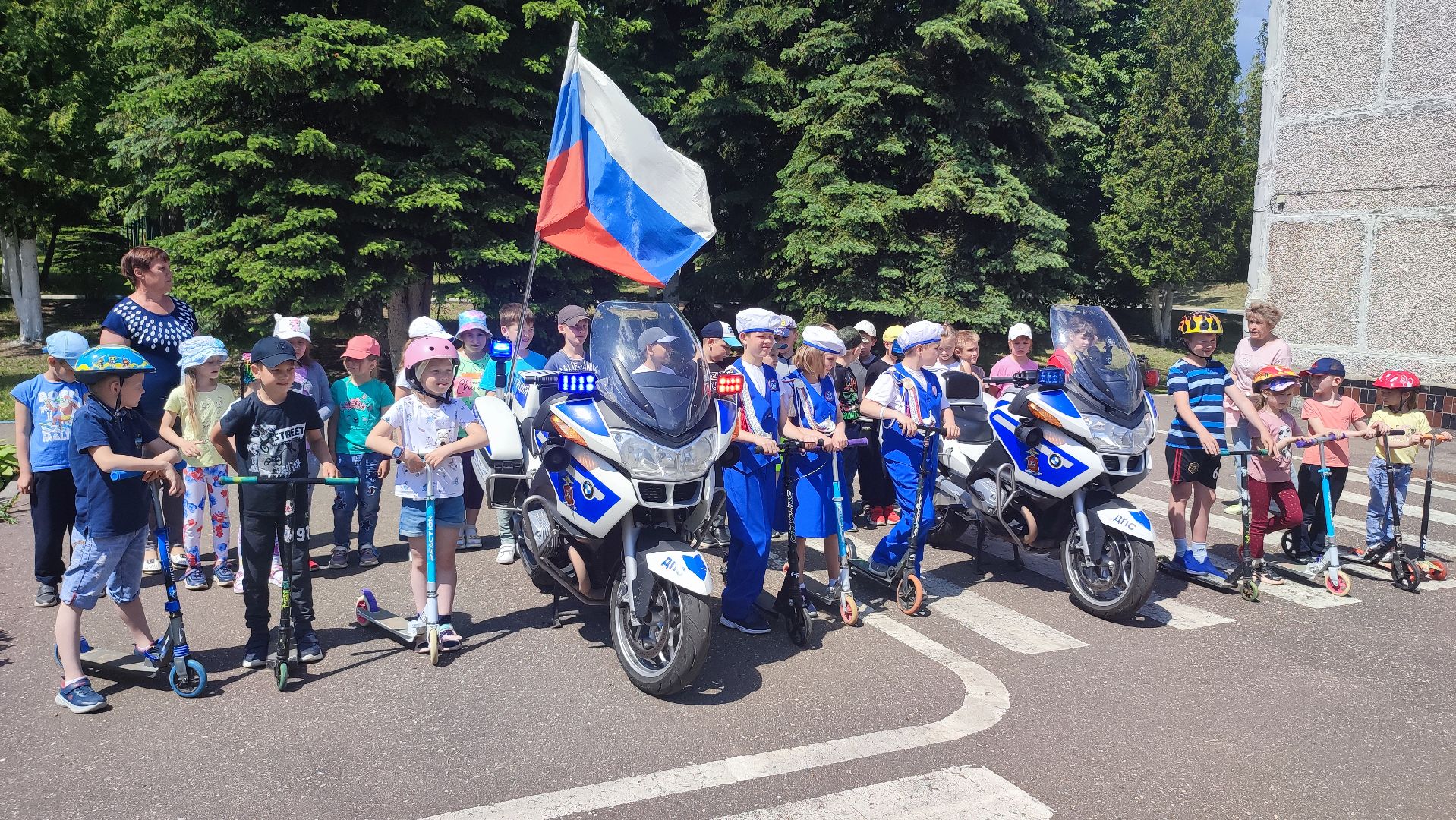 Кашира, Зендиково, детский лагерь, Госавтоинспекция, ПДД, БДД