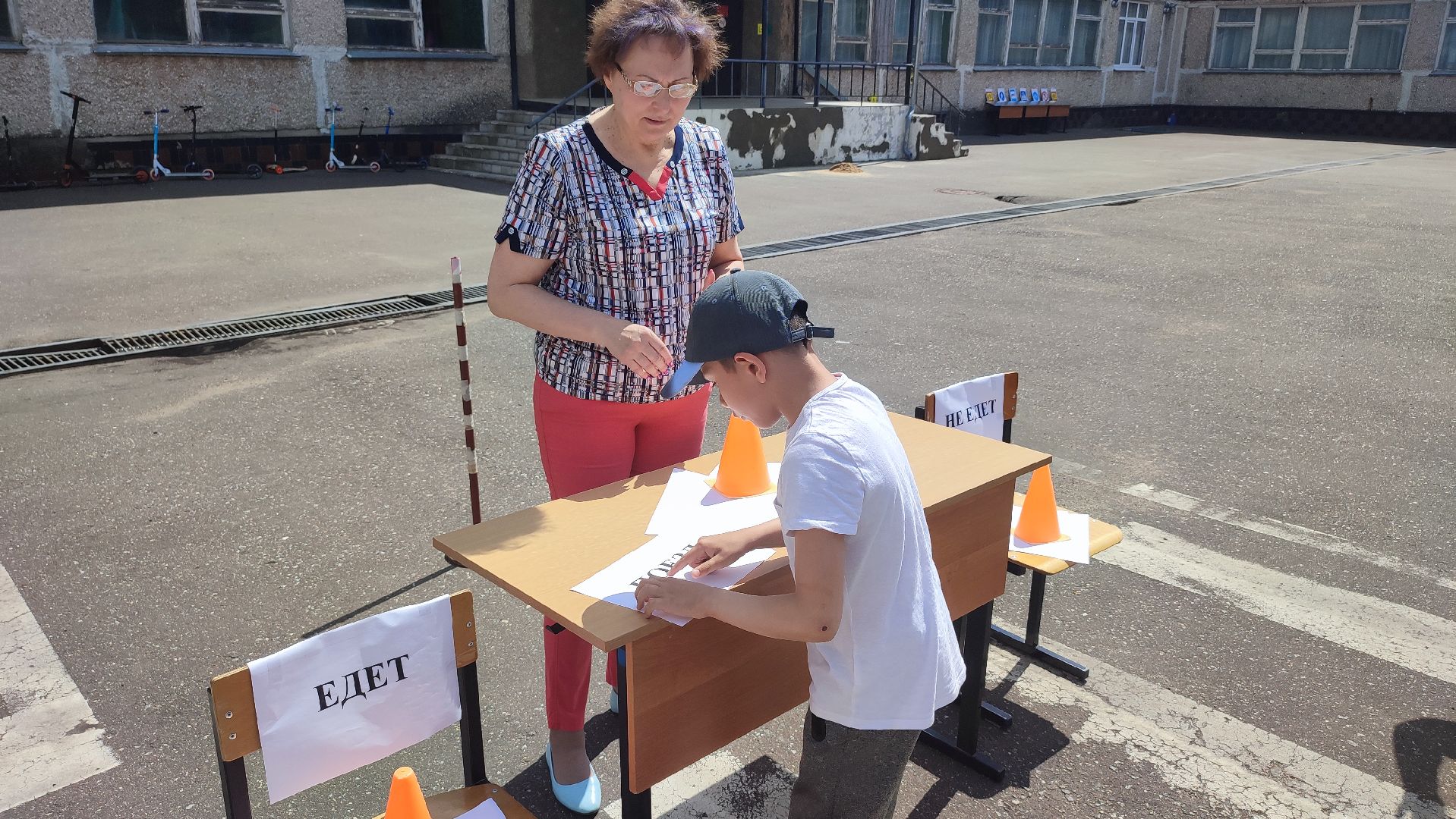 Кашира, Зендиково, детский лагерь, Госавтоинспекция, ПДД, БДД