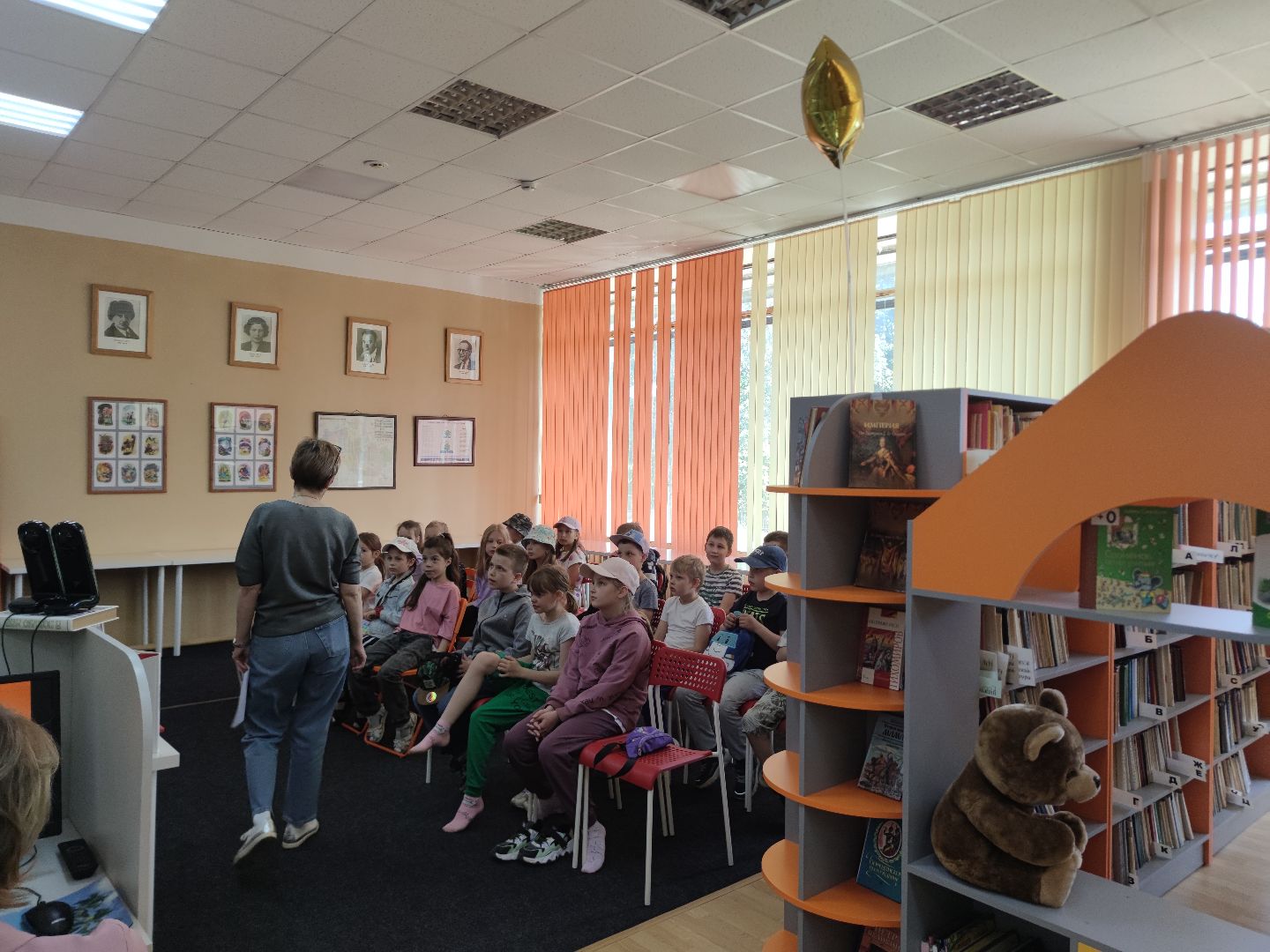 День России, библиотека Левобережья, дети, Дубна