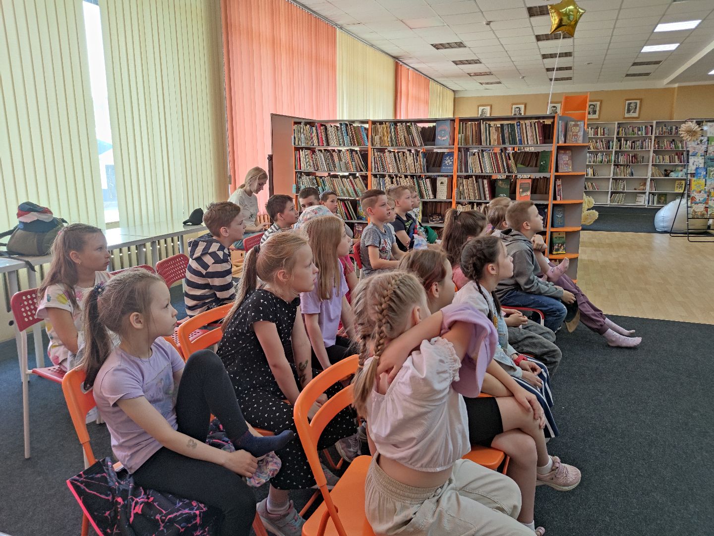 День России, библиотека Левобережья, дети, Дубна