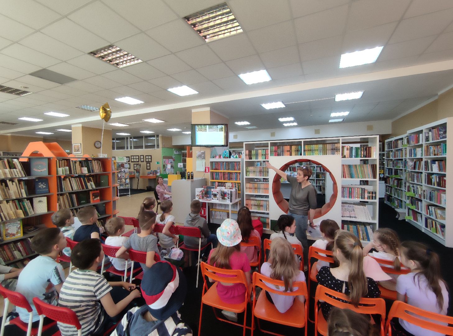 День России, библиотека Левобережья, дети, Дубна