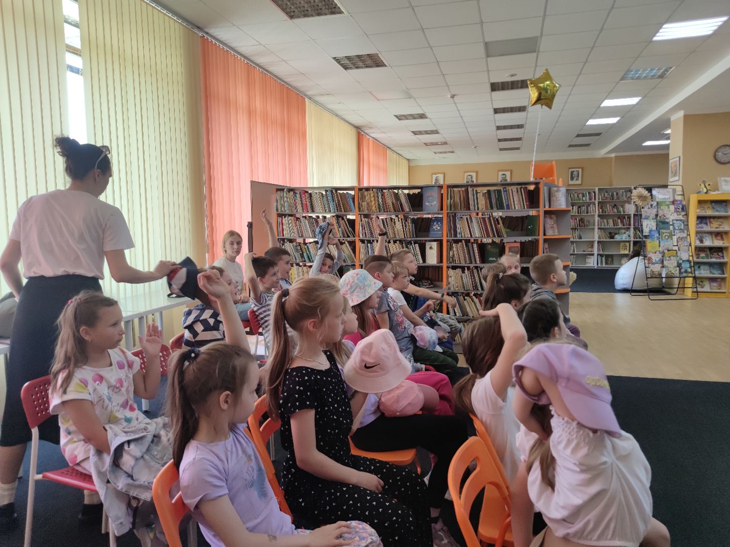 День России, библиотека Левобережья, дети, Дубна