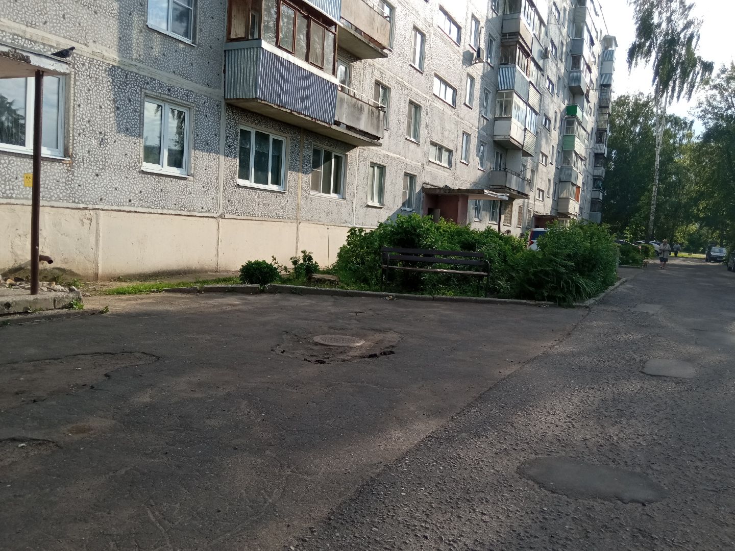 Павловский Посад, городской округ Павловский Посад, лавочки, покраска, дворы