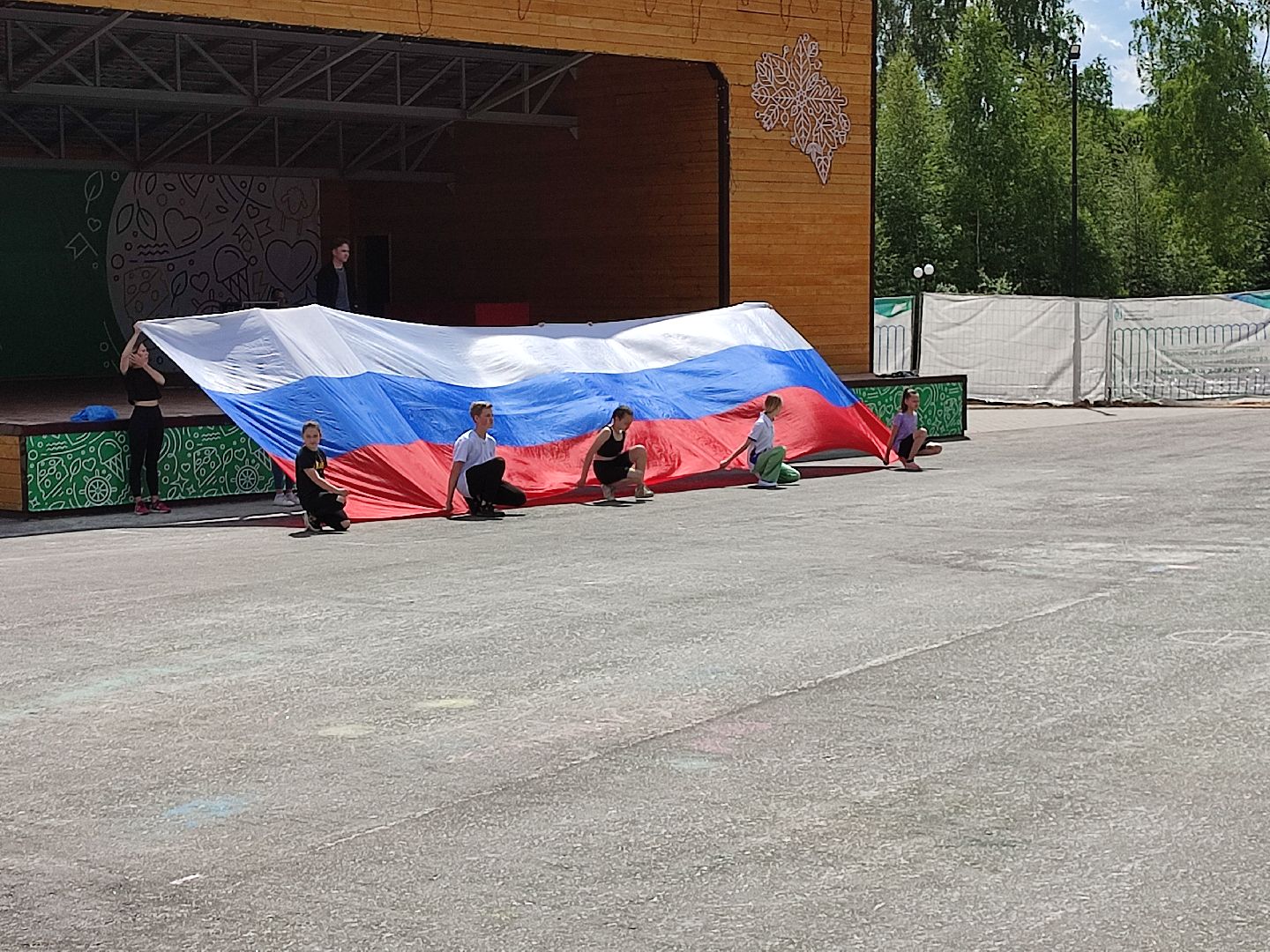 #деньроссии, #подготовка, #праздник, #талдом, #паркпобеды