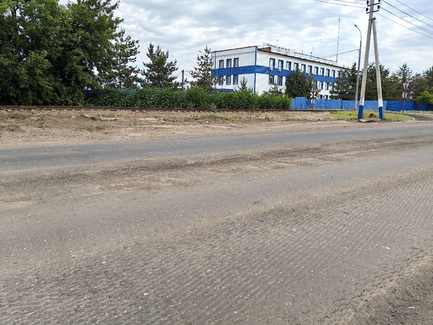 Дорога, асфальт, ремонт, движение