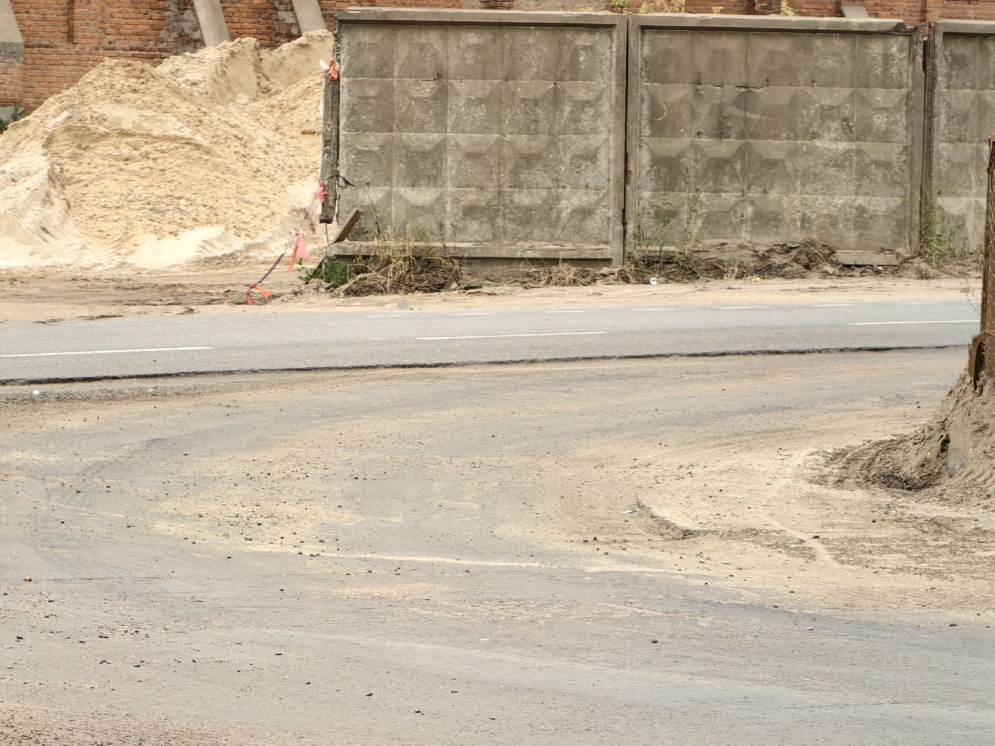 Дорога, асфальт, ремонт, движение