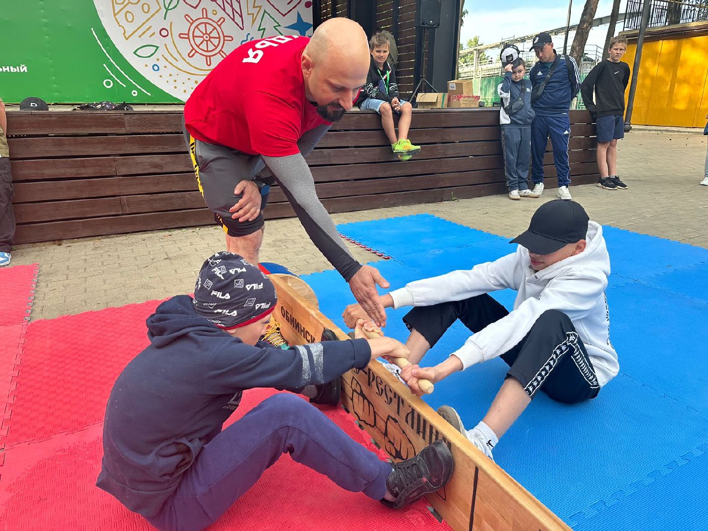 Мас-рестлинг, Наро-Фоминск, монтессори-пикник, соревнования