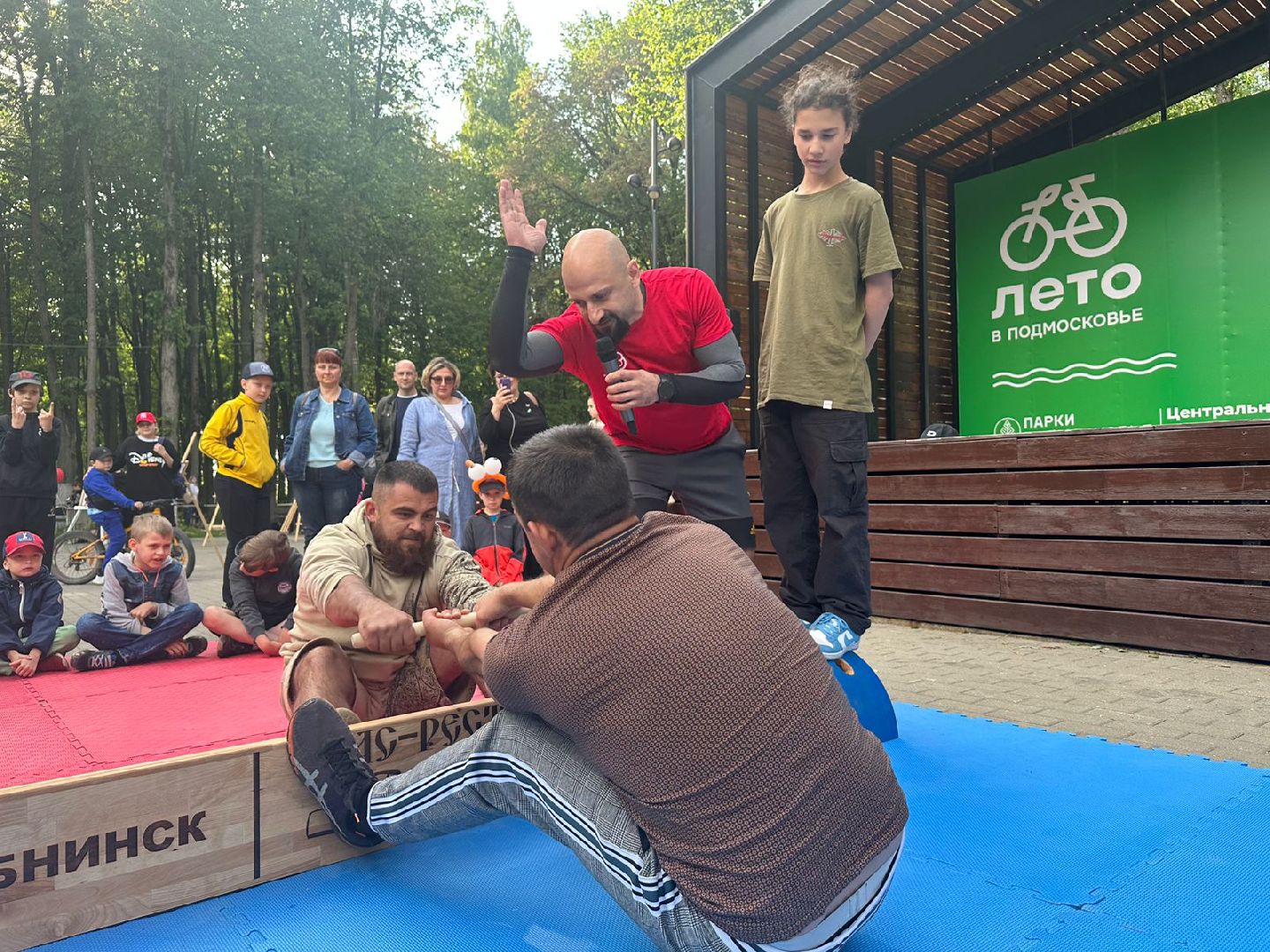 Мас-рестлинг, Наро-Фоминск, монтессори-пикник, соревнования