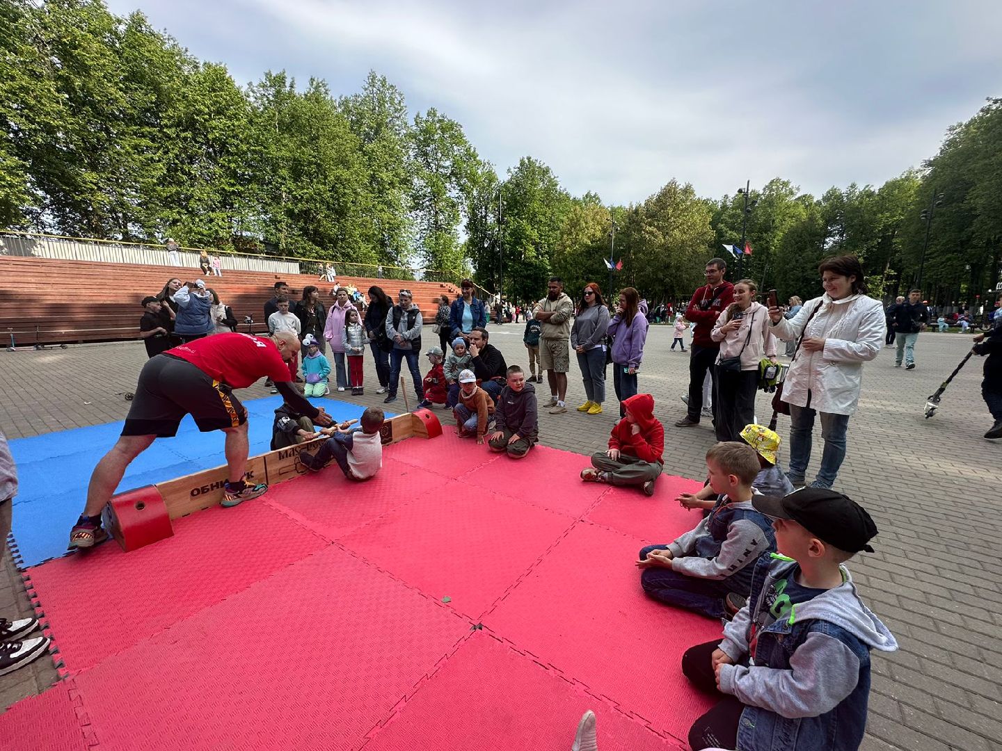 Мас-рестлинг, Наро-Фоминск, монтессори-пикник, соревнования