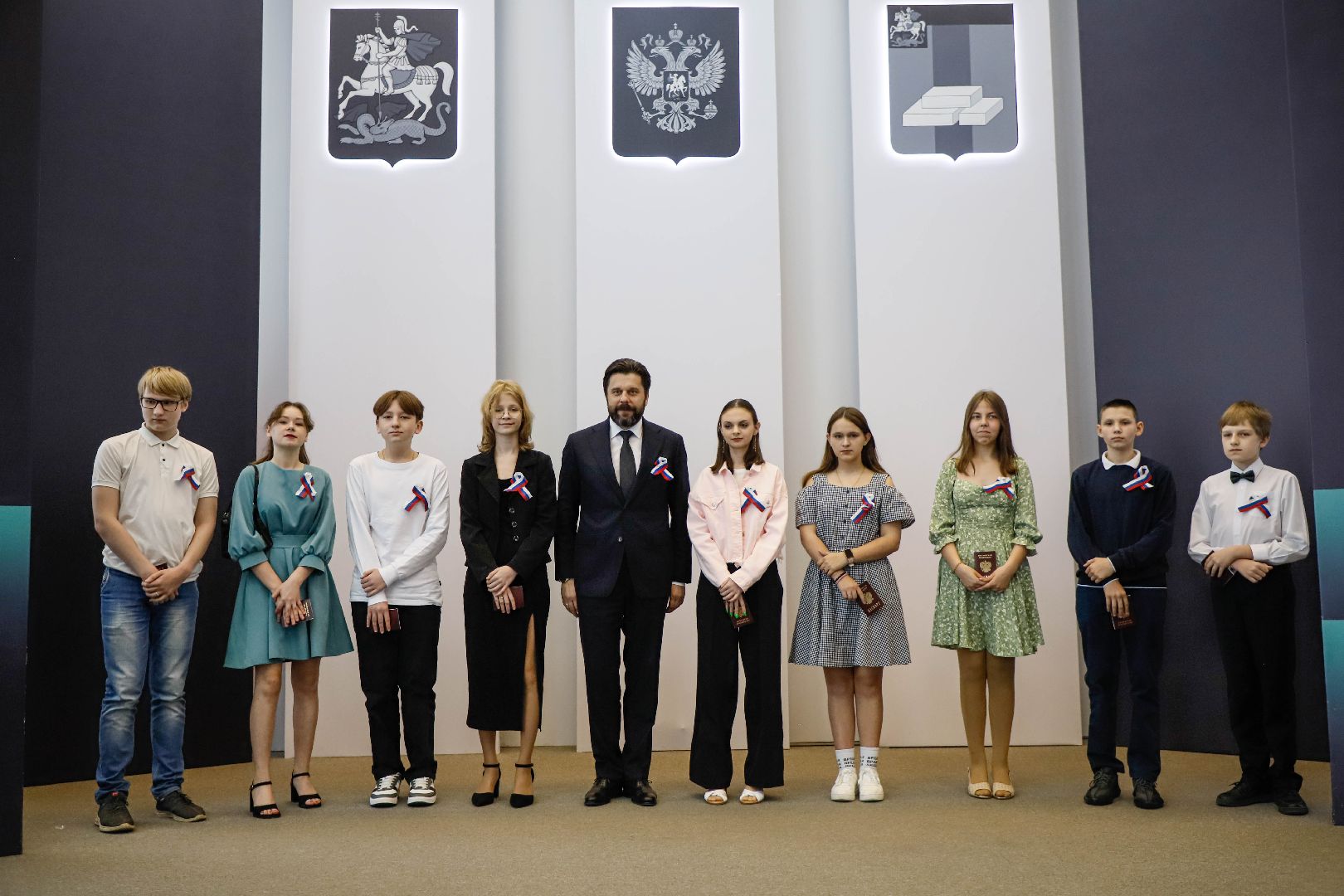 вручение паспортов, Домодедово