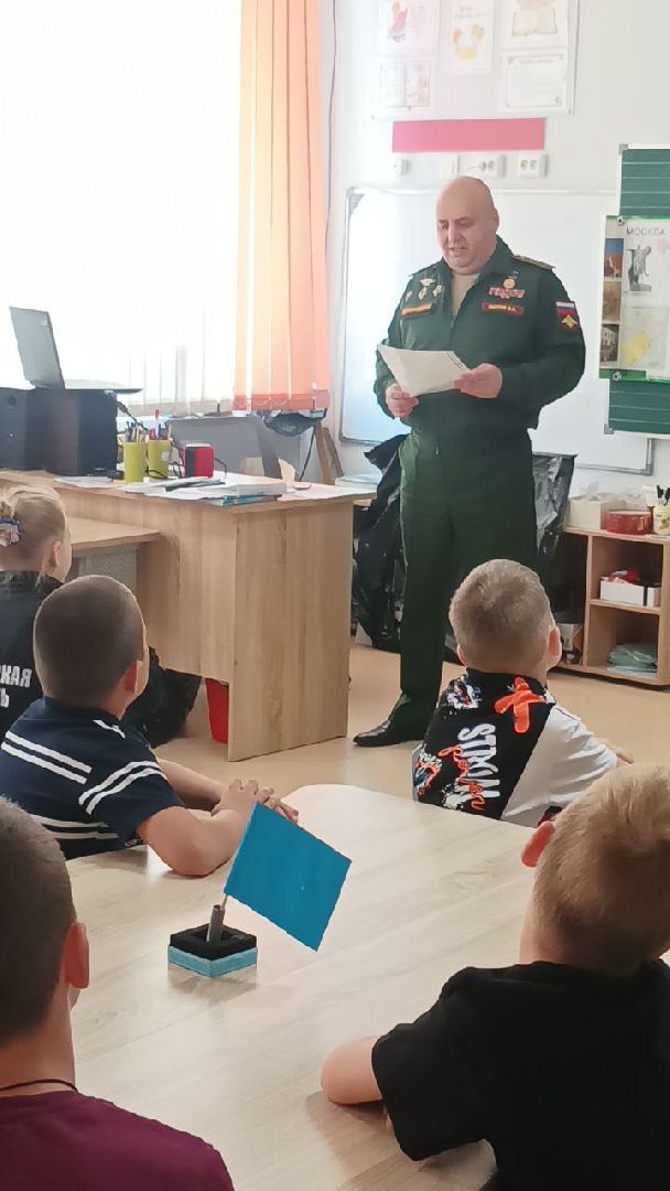 Чехов, школа, День России, мероприятие, дети, ветеран