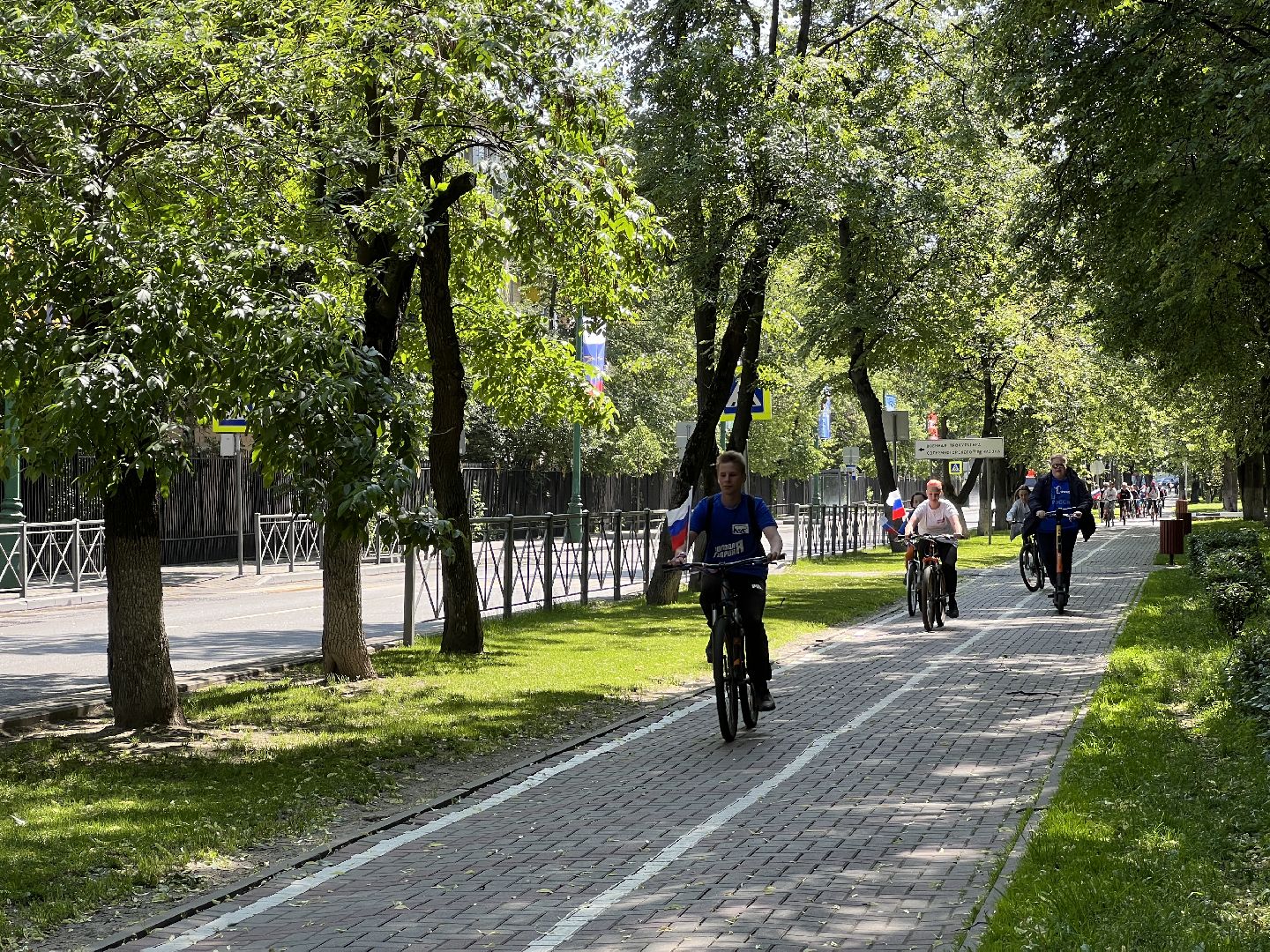 Химки, спорт, велопробег, День России