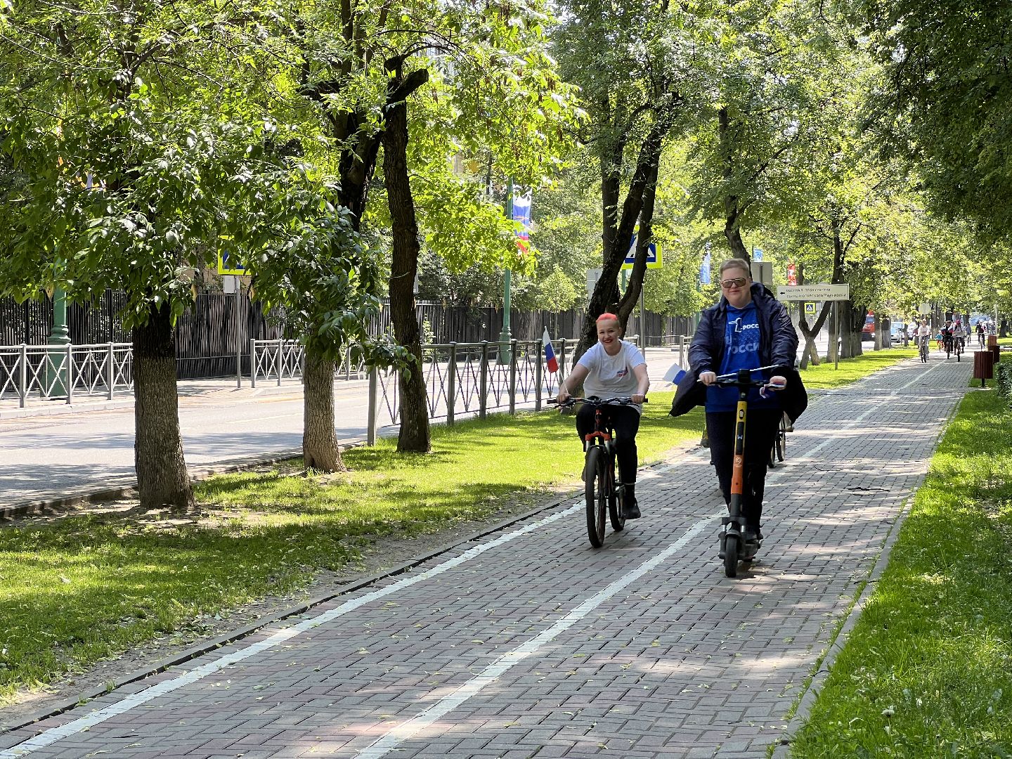 Химки, спорт, велопробег, День России