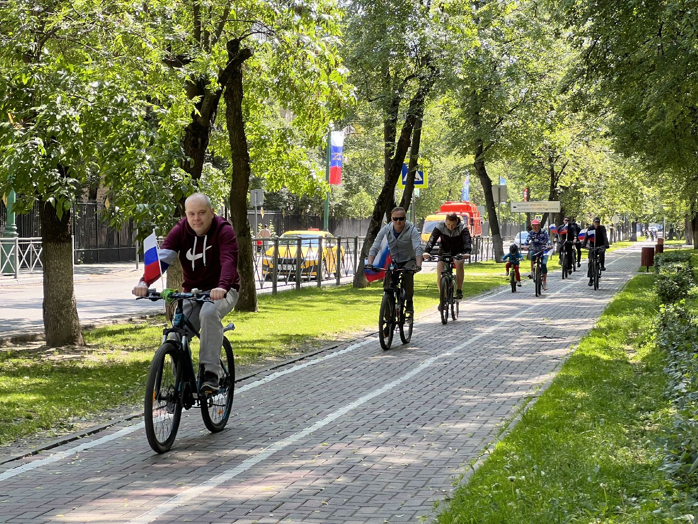 Химки, спорт, велопробег, День России