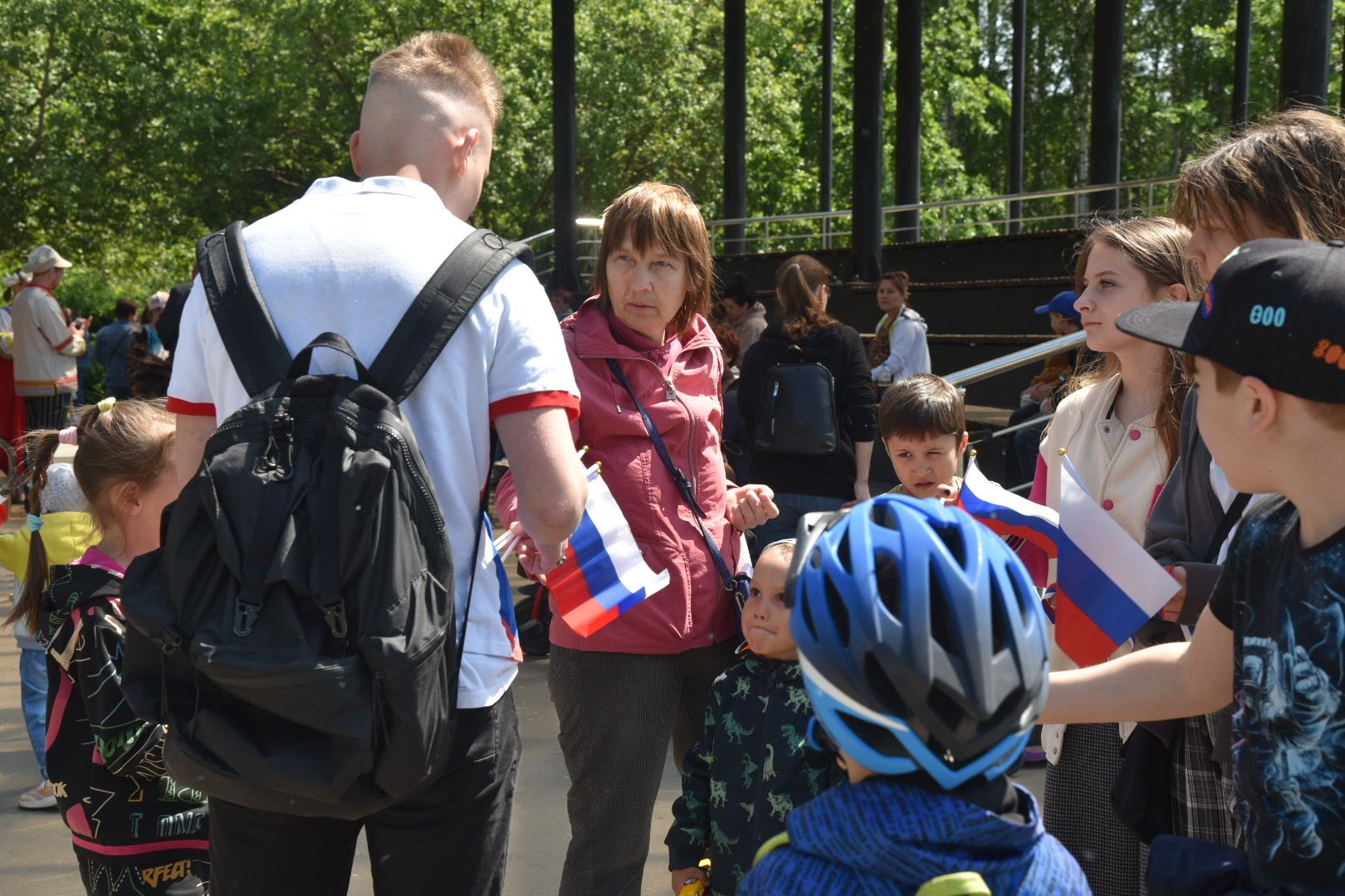 Химки, праздник, флаг, волонтеры