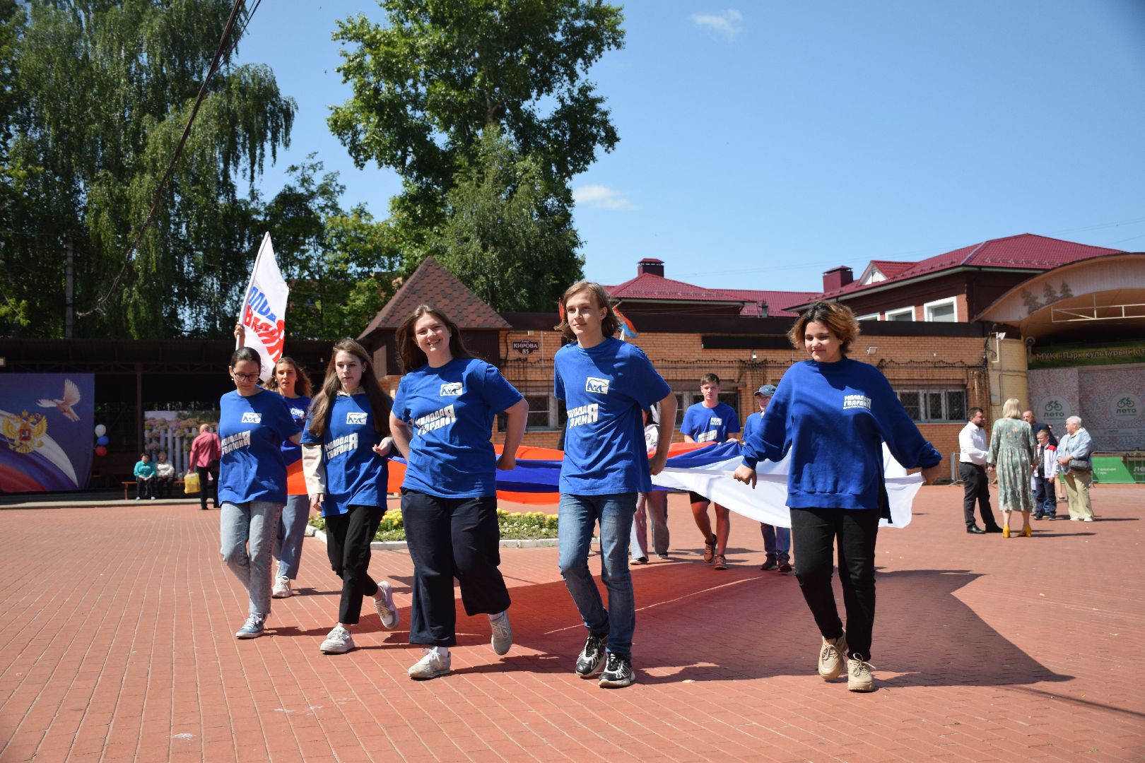 Павловский Посад, городской округ Павловский Посад, флаг, День России, праздник