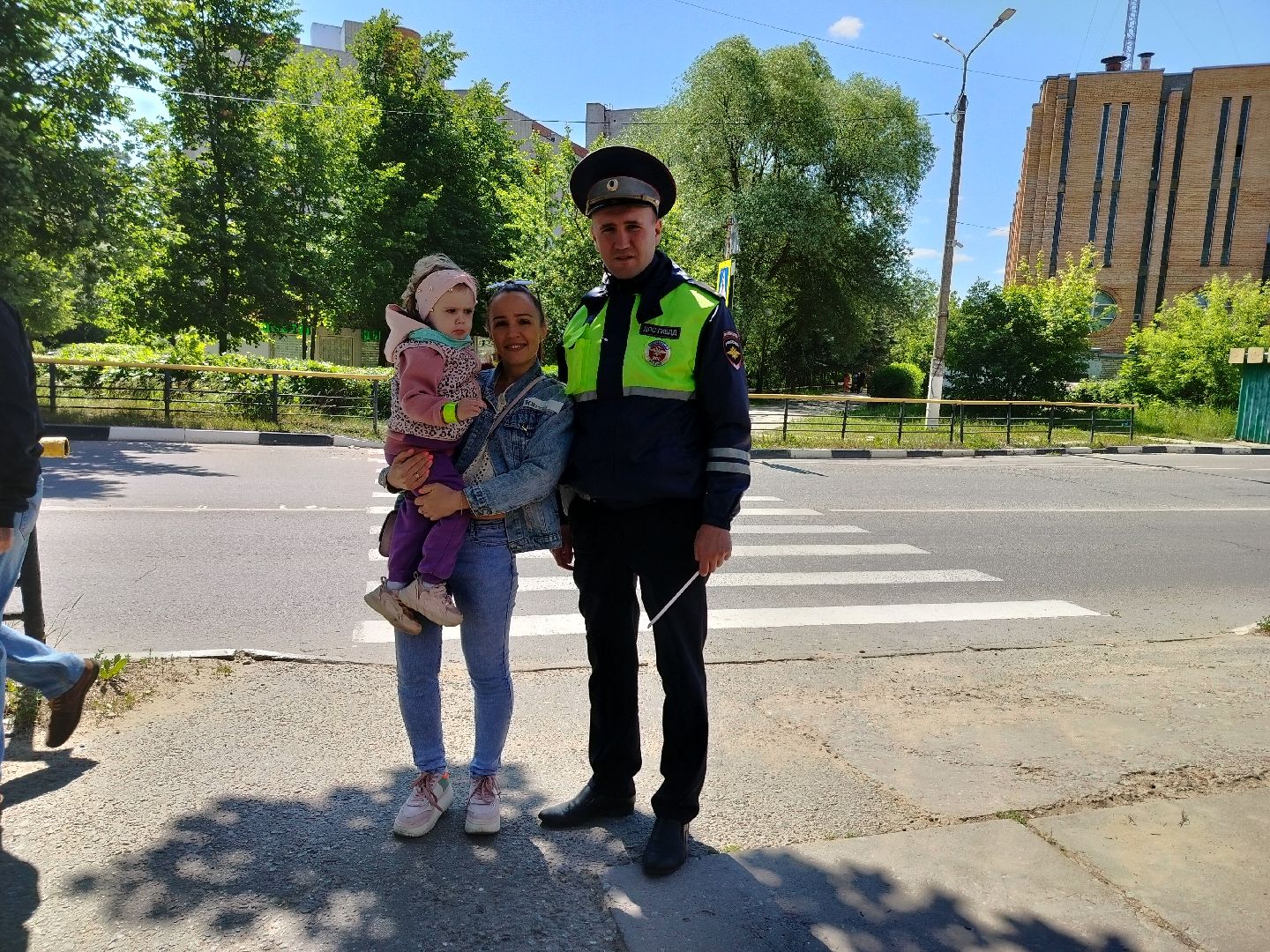 Протвино, Госавтоинспекция, праздник, триколор, День России